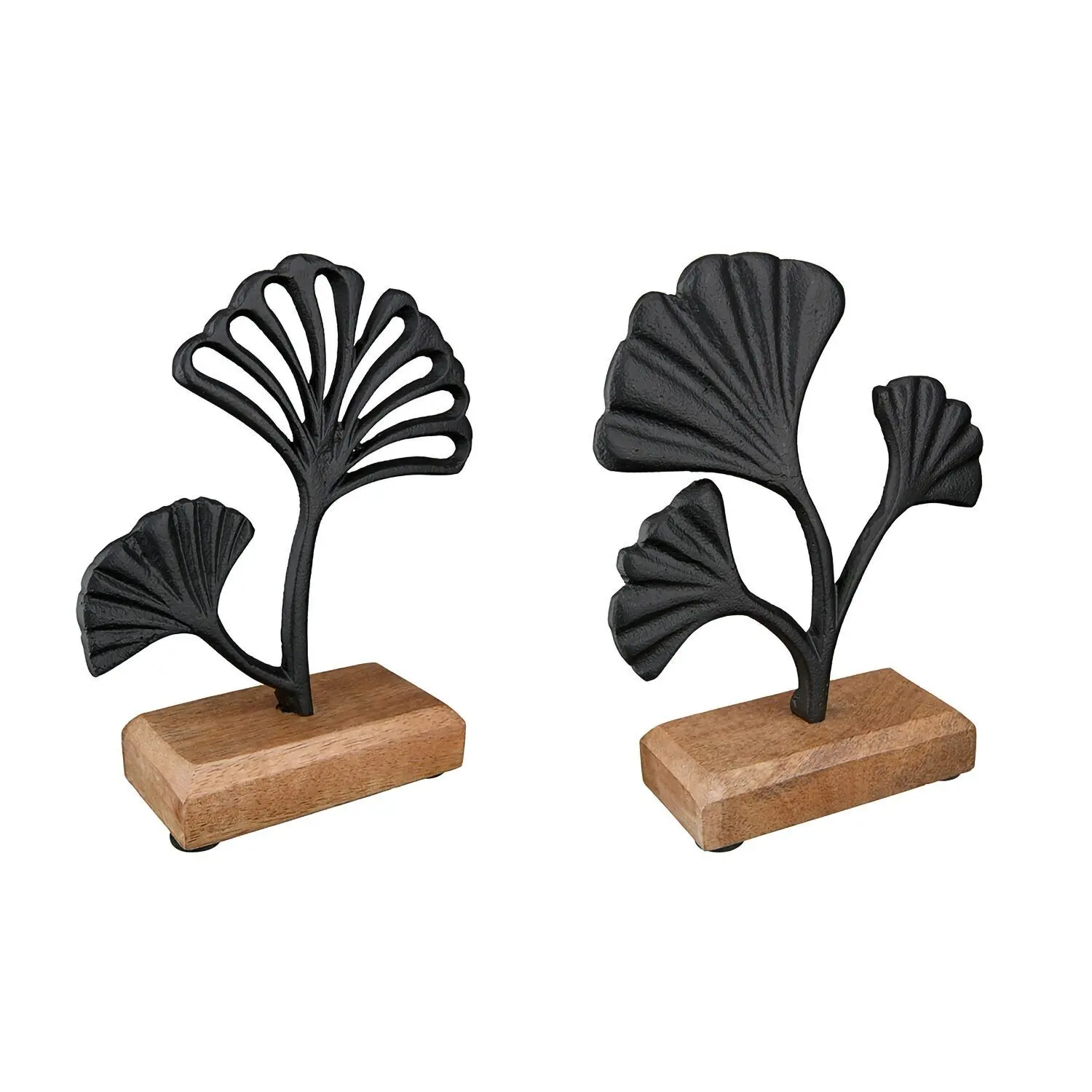 Standrelief Ginkgo Ginkgo H.16,5 cm - 2fach sortiert