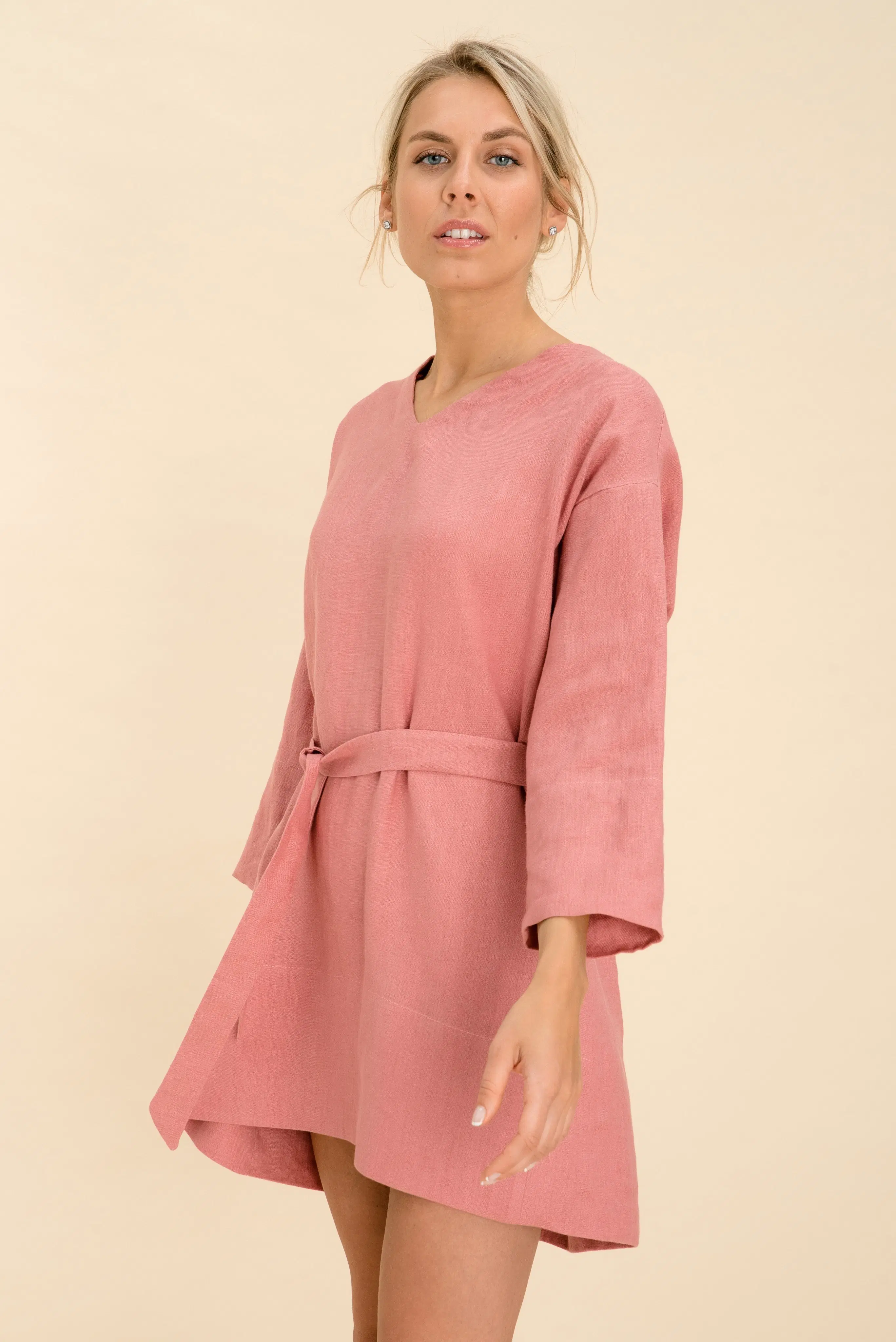Linen Loose Fit Dress