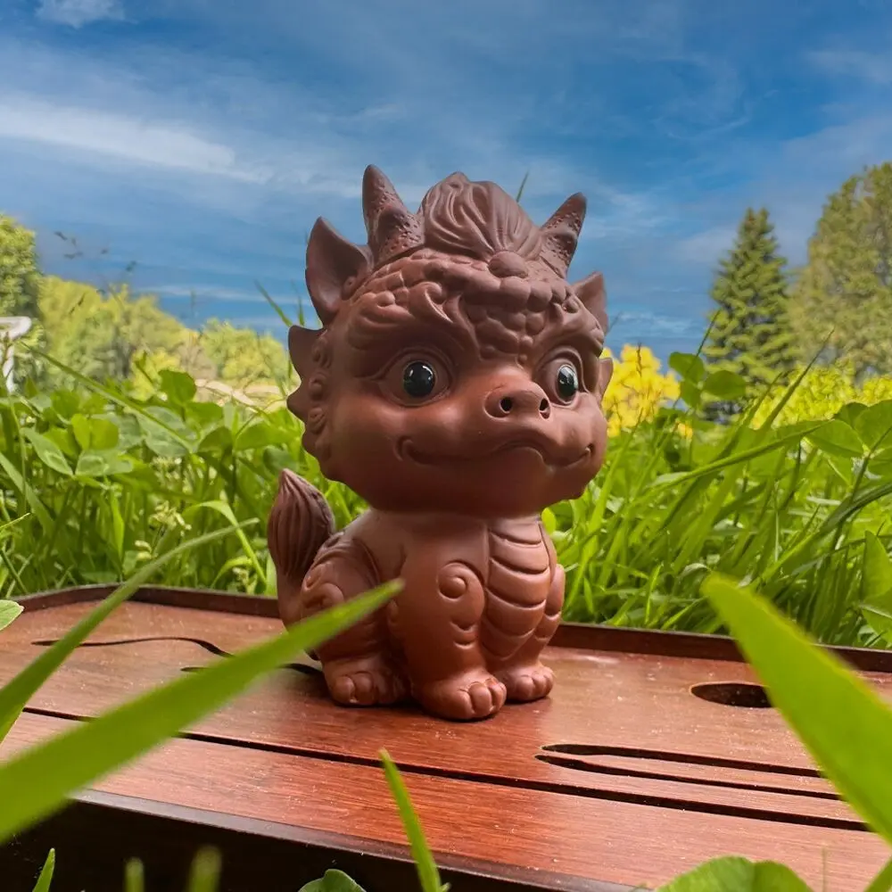 Figurine de thé dragon à Yixing Crète