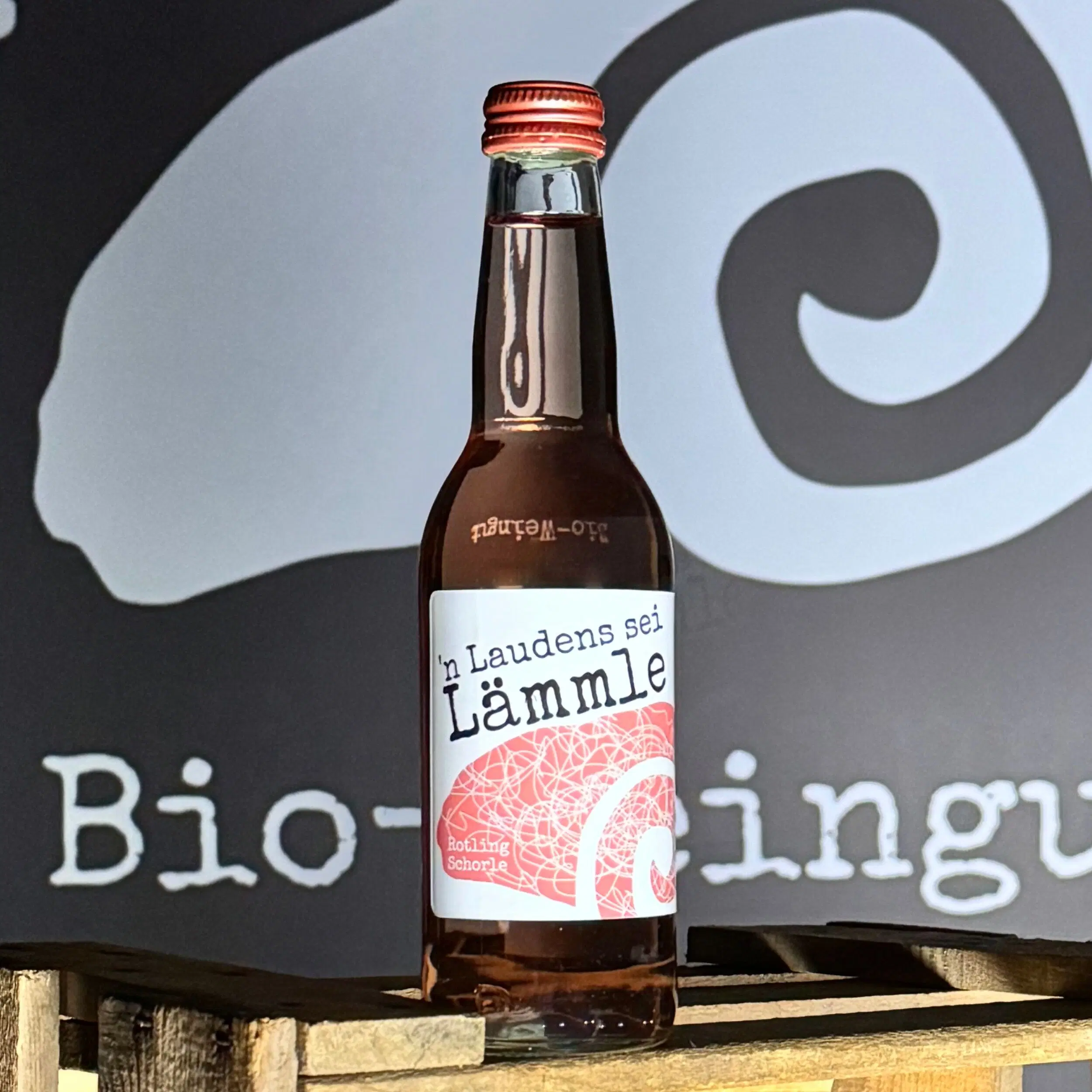 Wine spritzer Lämmle pink red **