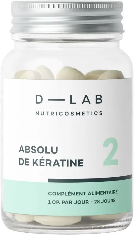 Absolu de Kératine Comprimés 1 mois - Anti-chute & Réparation - Compléments alimentaires