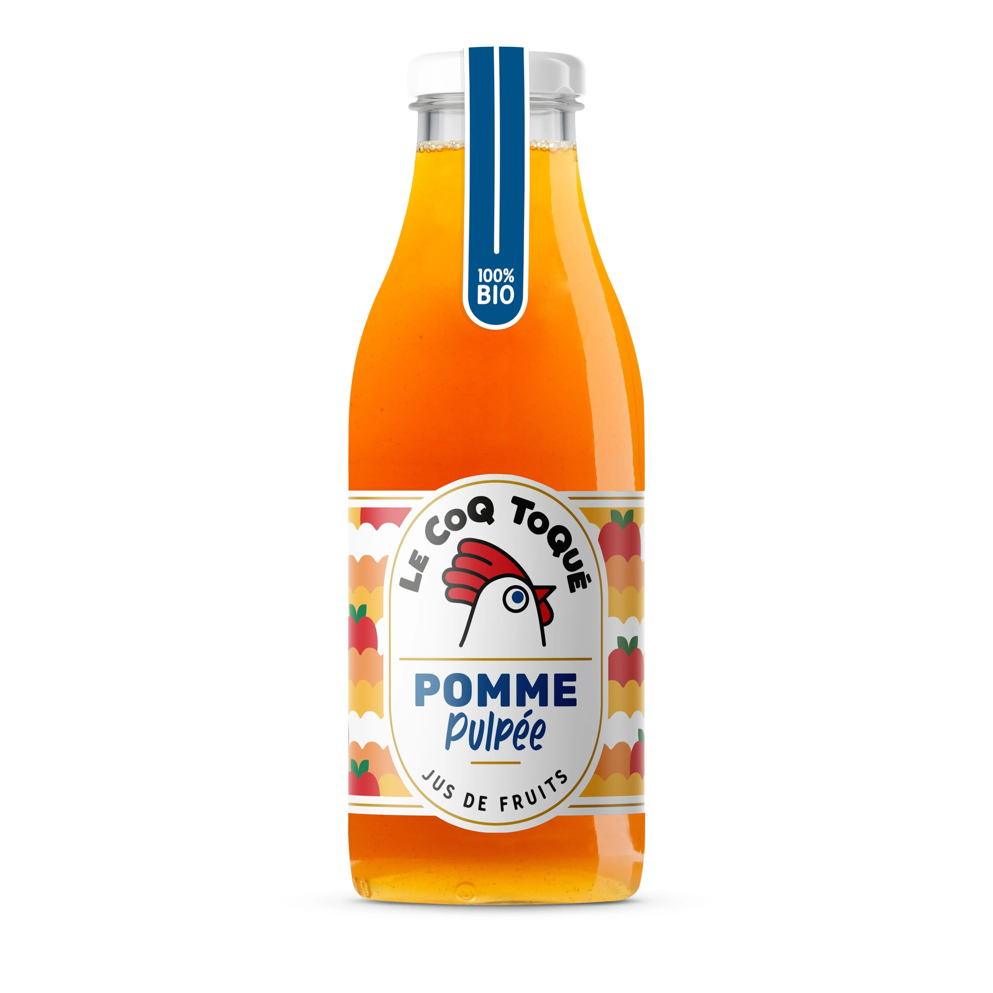 Organic pulped apple juice - 75cl