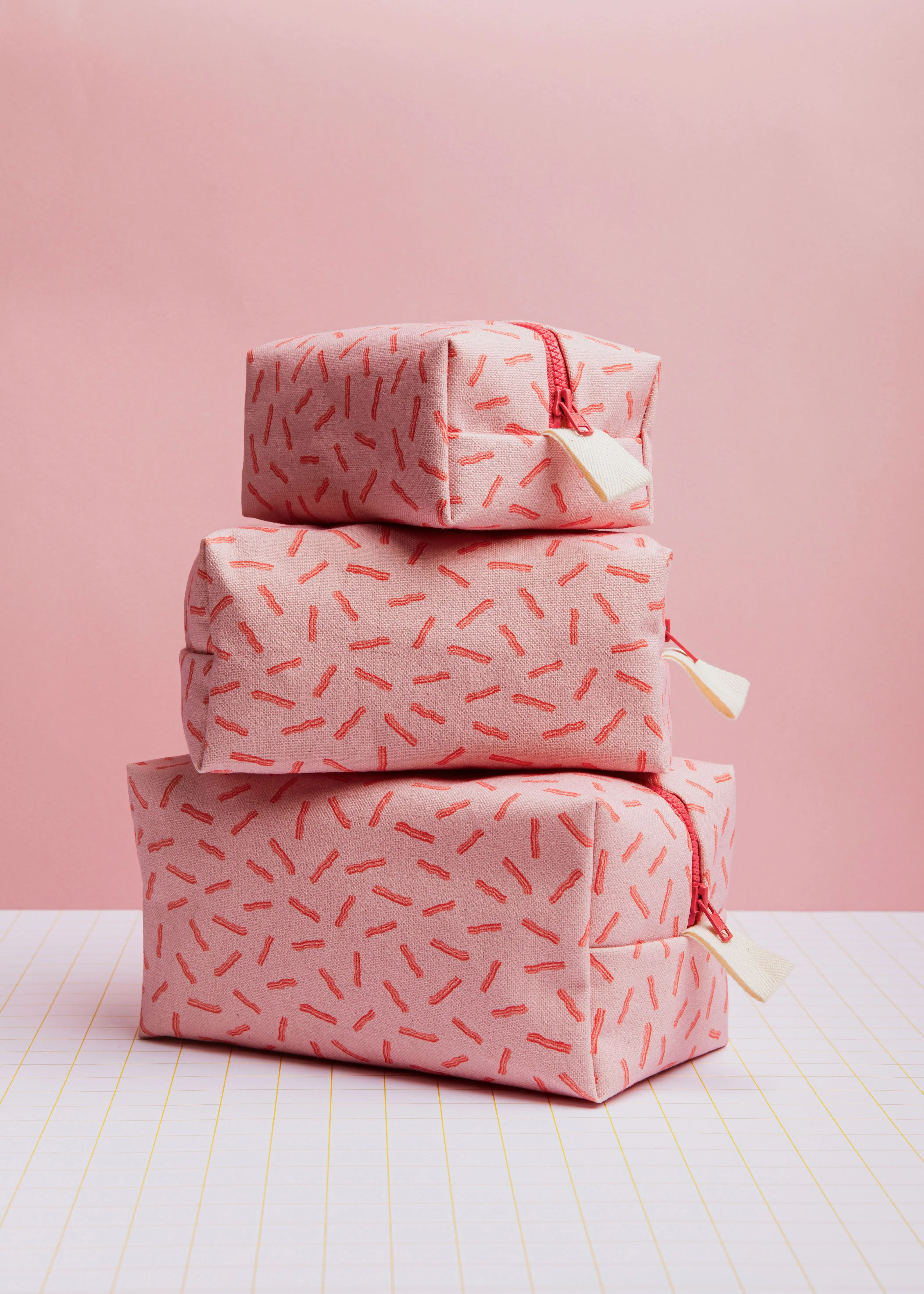 Bacon Pink Toiletry Bag