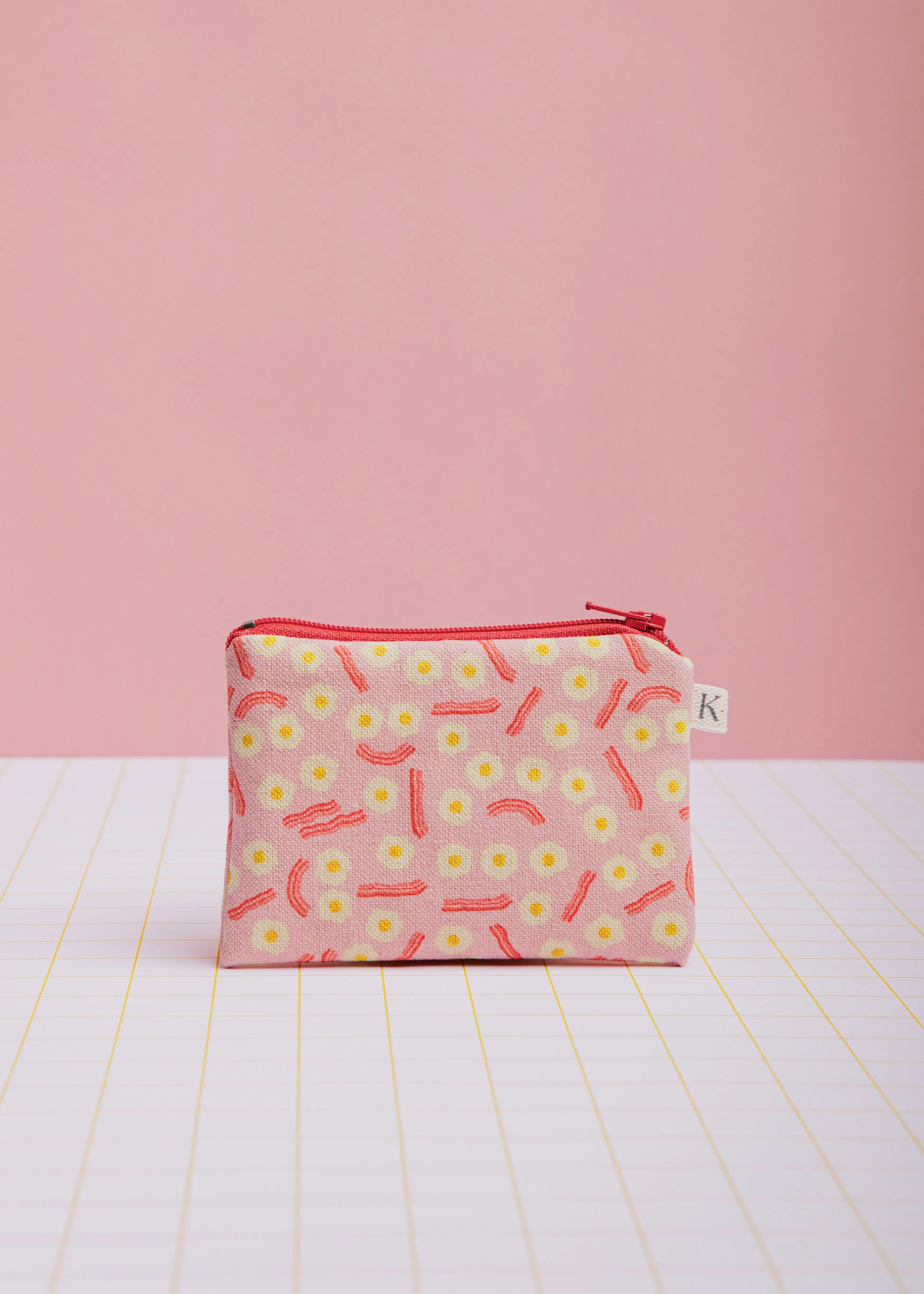 Bacon Pink Eggs Purse