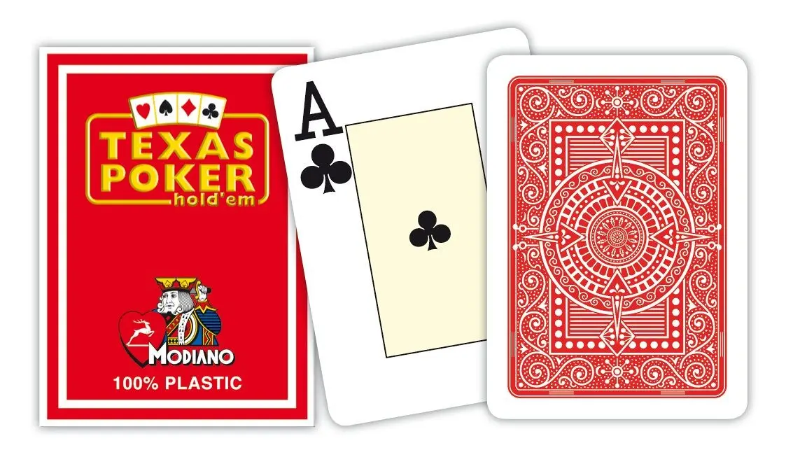 Texas Poker 2 Jumbo Index Red