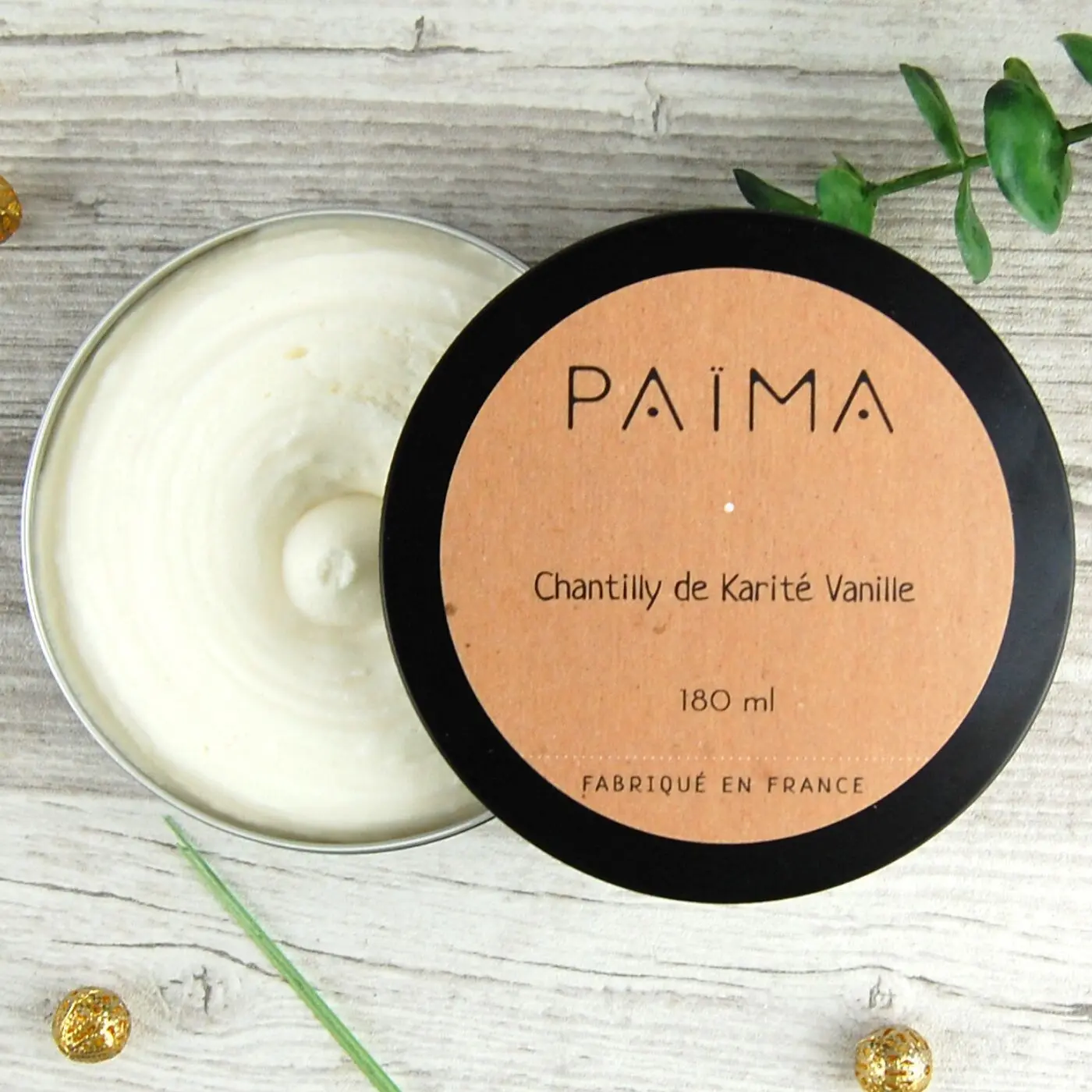 Vanilla shea butter whipped cream for the body - ideal for winter care - intense hydration