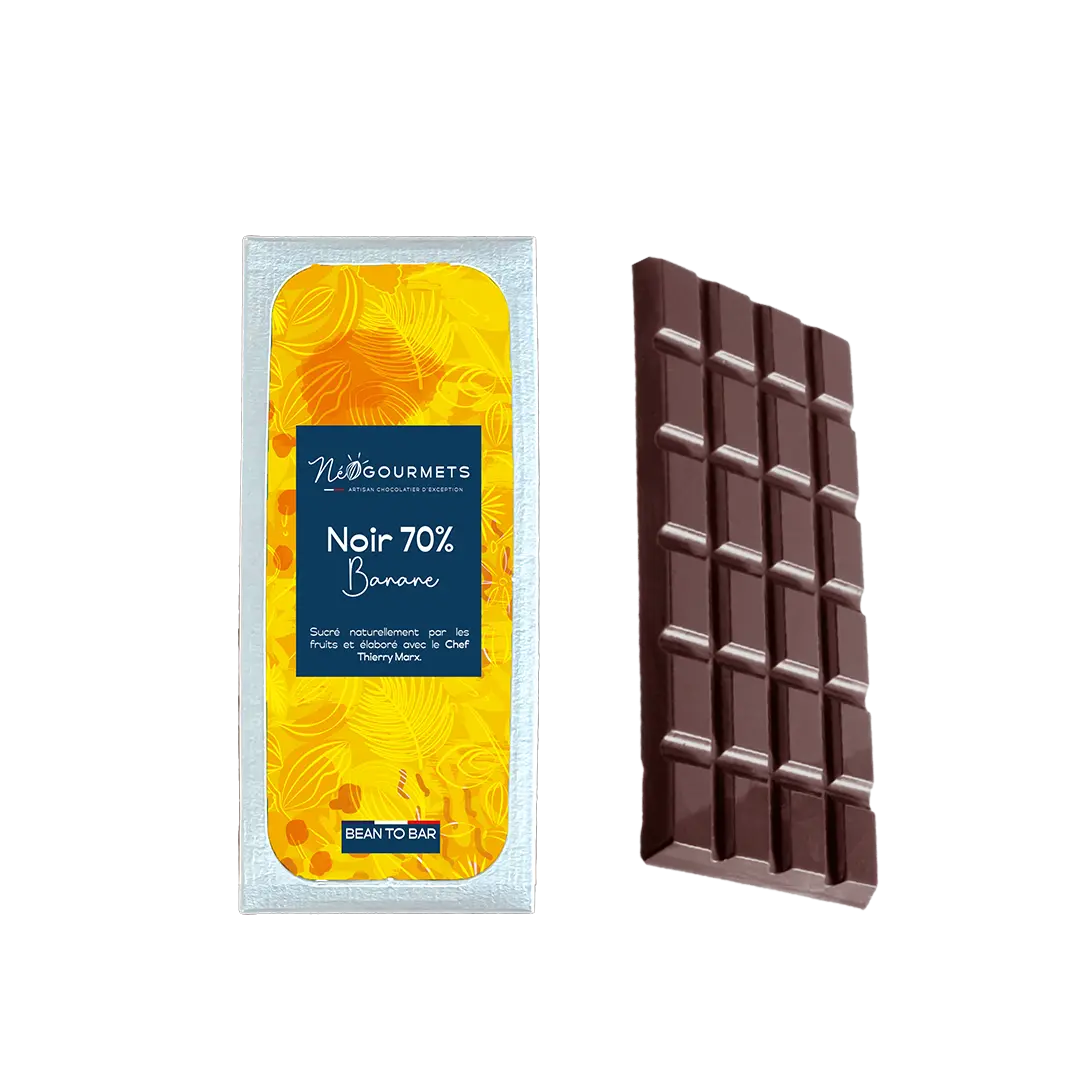 Mini Uganda Dark Chocolate Bar 70 % Banane – 20 Gramm