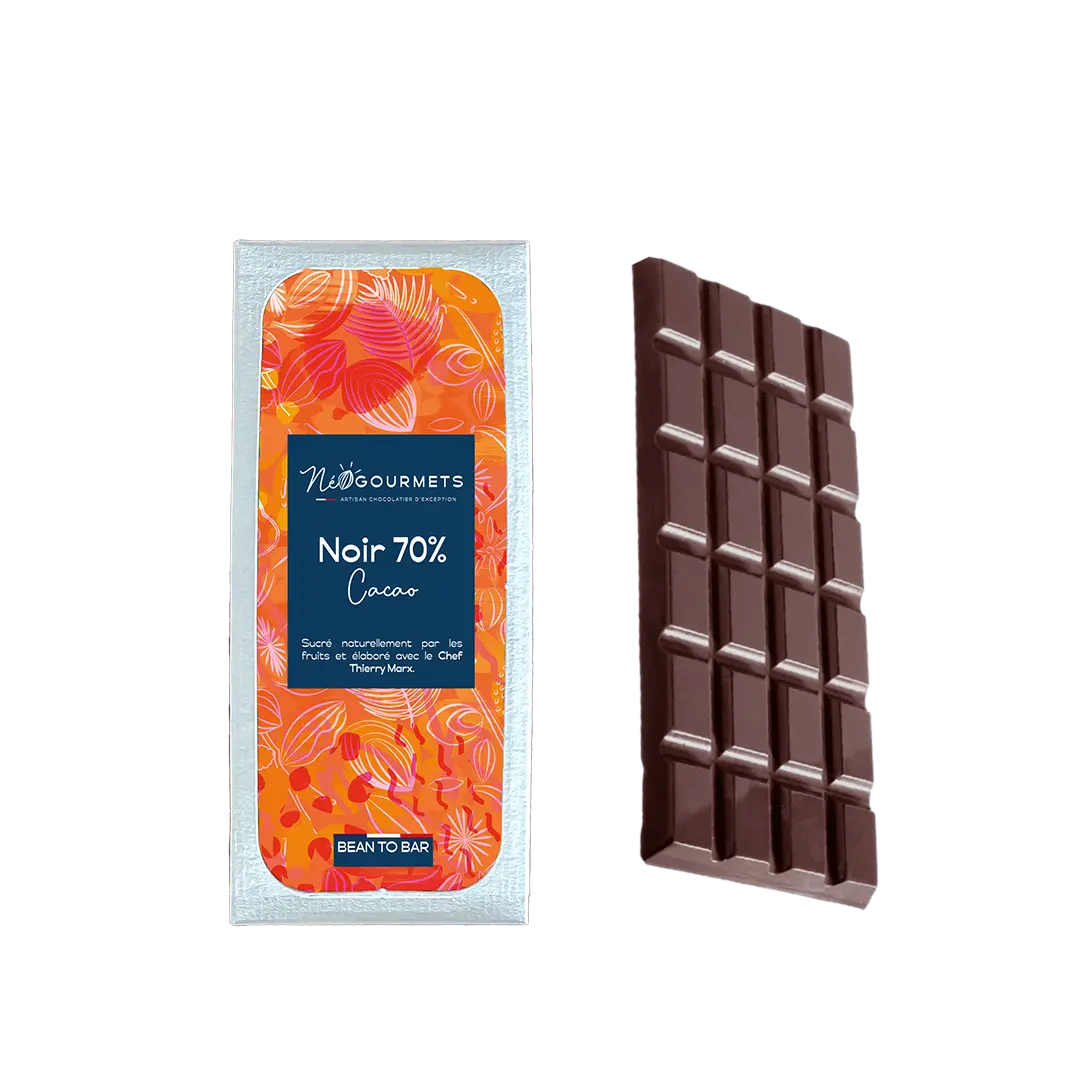 Mini-Riegel aus dunkler Schokolade 70 % – 20 Gramm