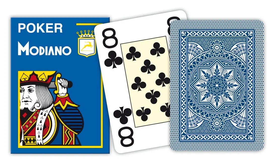 Poker 4 Jumbo Index Blue