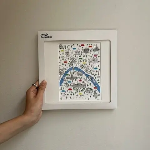 VIAJE PARÍS 22x22 cm SOLEDAD MONUMENTOS