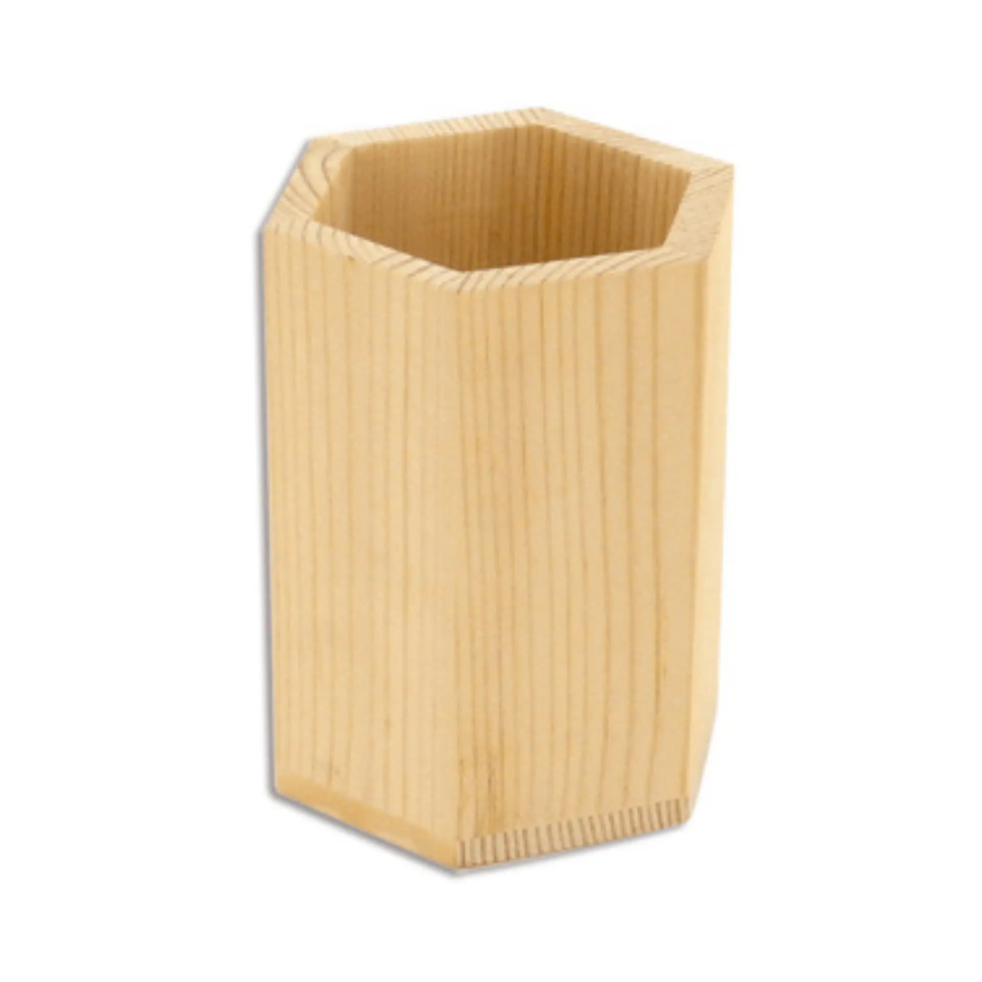 The wooden Pencil Pot