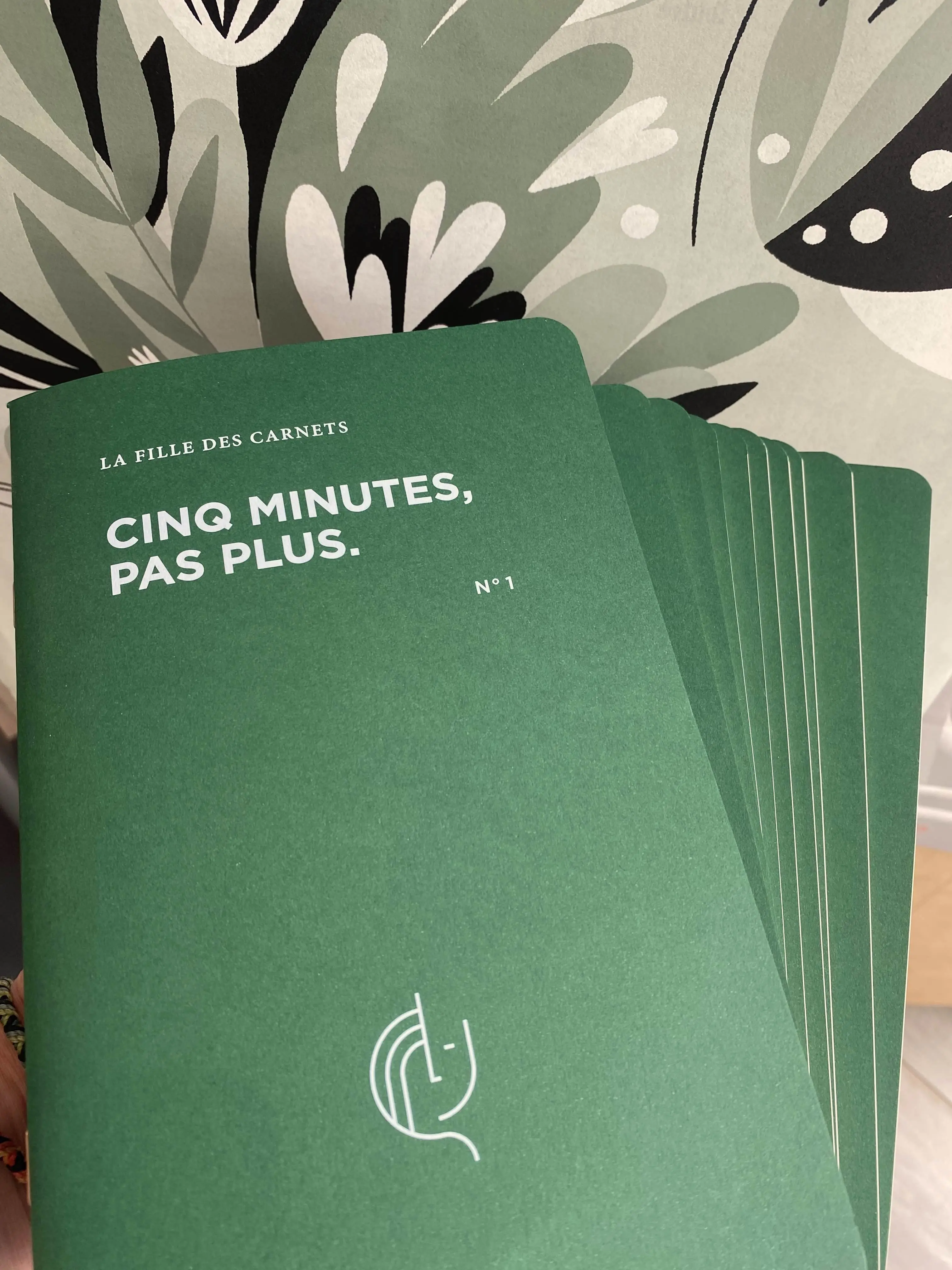 Set of 10 Notebooks FIVE MINUTES, NO MORE