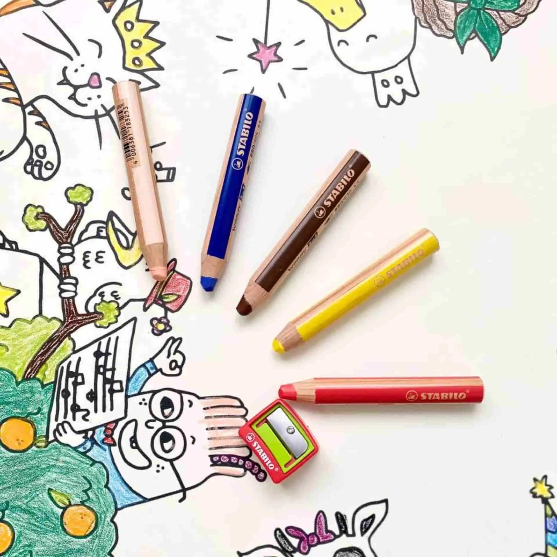 Stabilo Woody Gras Pencils
