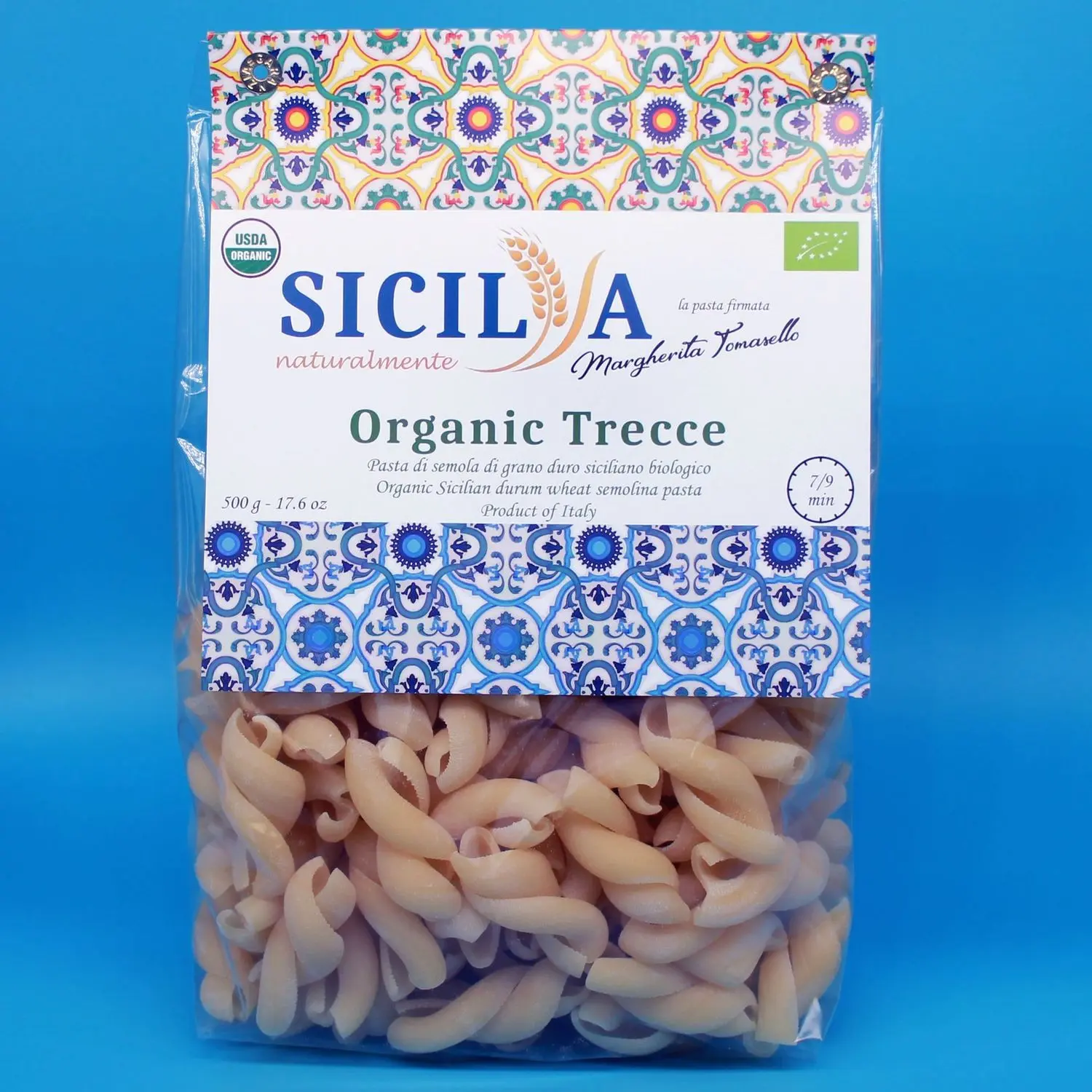 Organic Trecce Pasta - Sicily Naturally