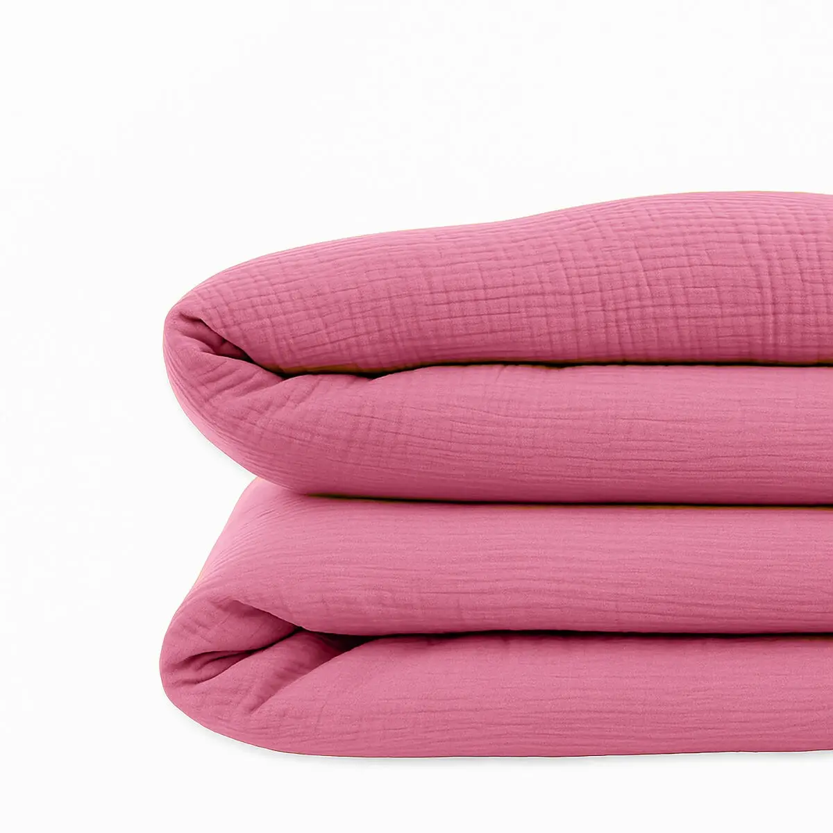 Pink Organic Cotton Duvet Cover
