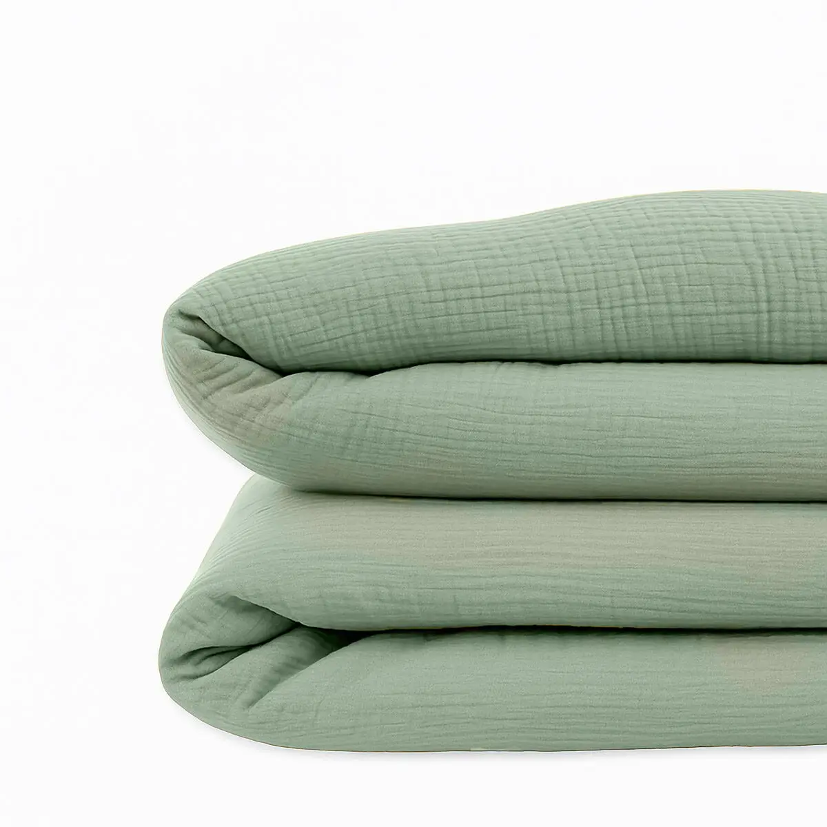 Green Organic Cotton Duvet Cover