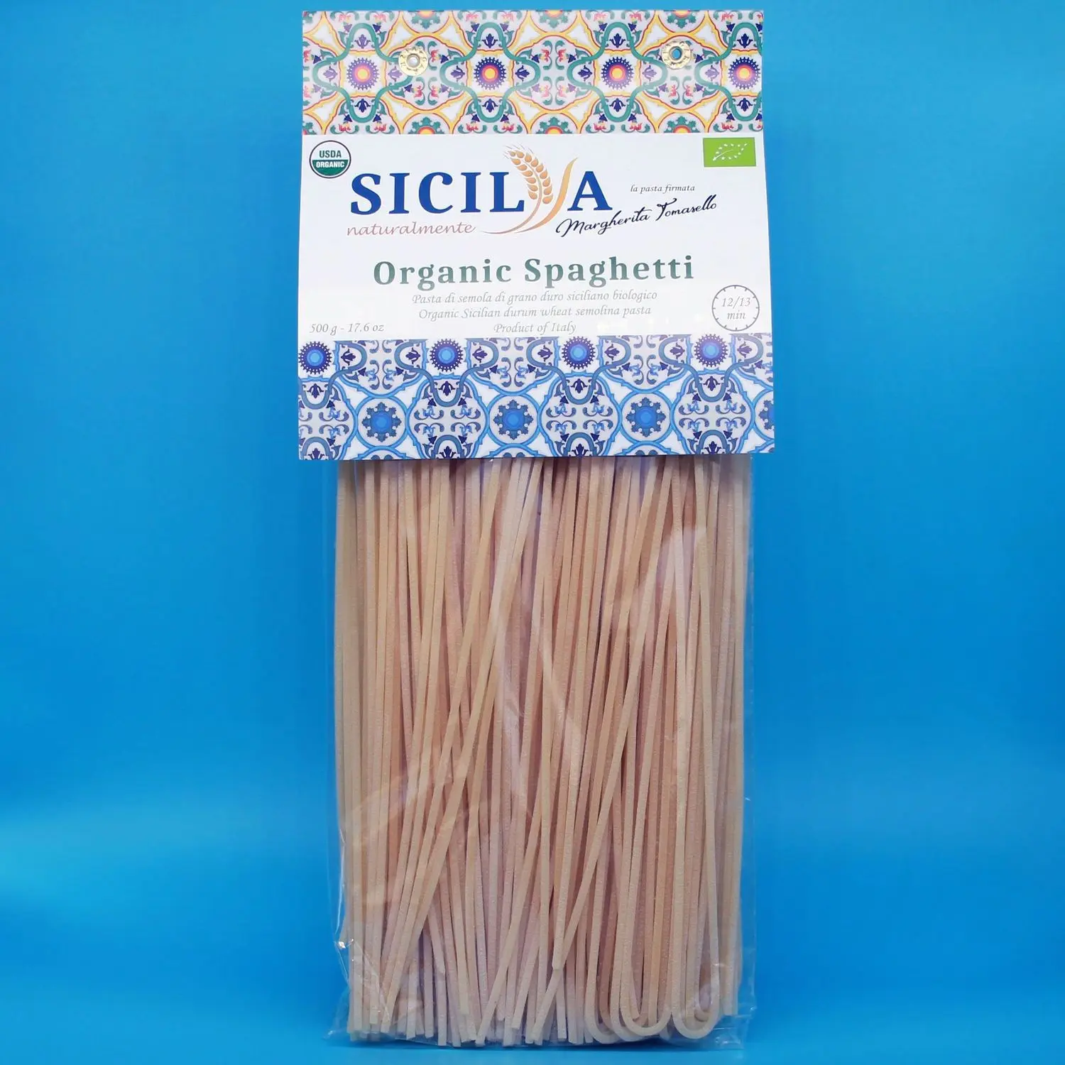 ORGANIC Spaghetti Pasta - Sicily Naturally