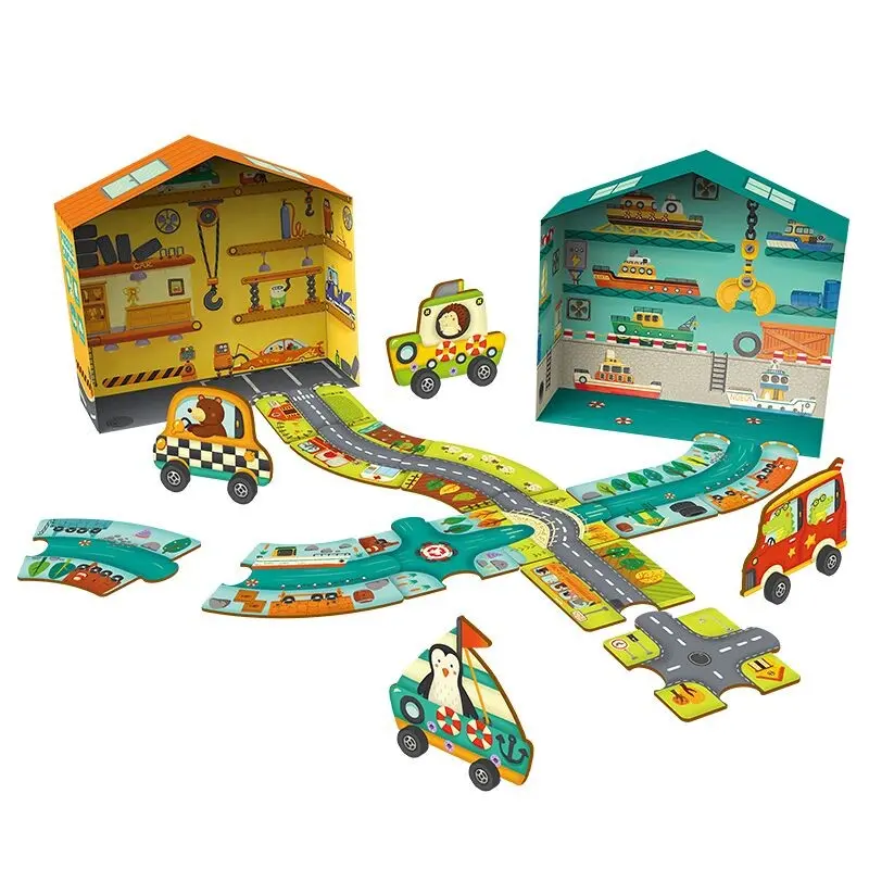 Puzzle circuit box