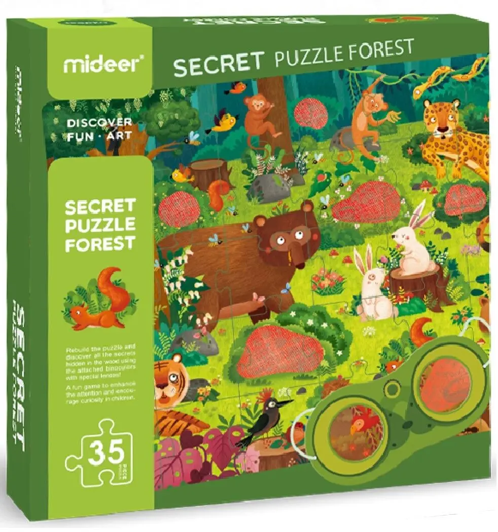 Forest Detective Puzzle - Glasses