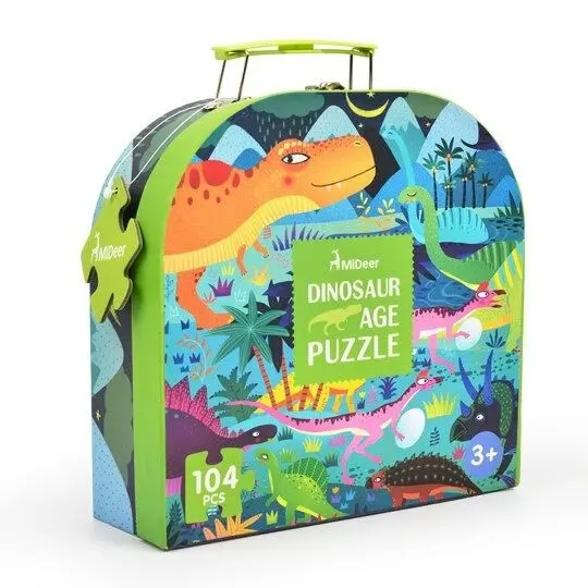 My dinosaur puzzle suitcase