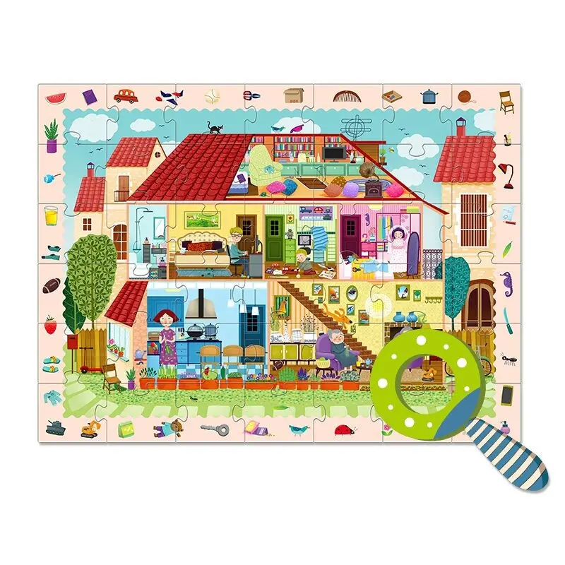 House Detective Puzzle - Magnifying Glass
