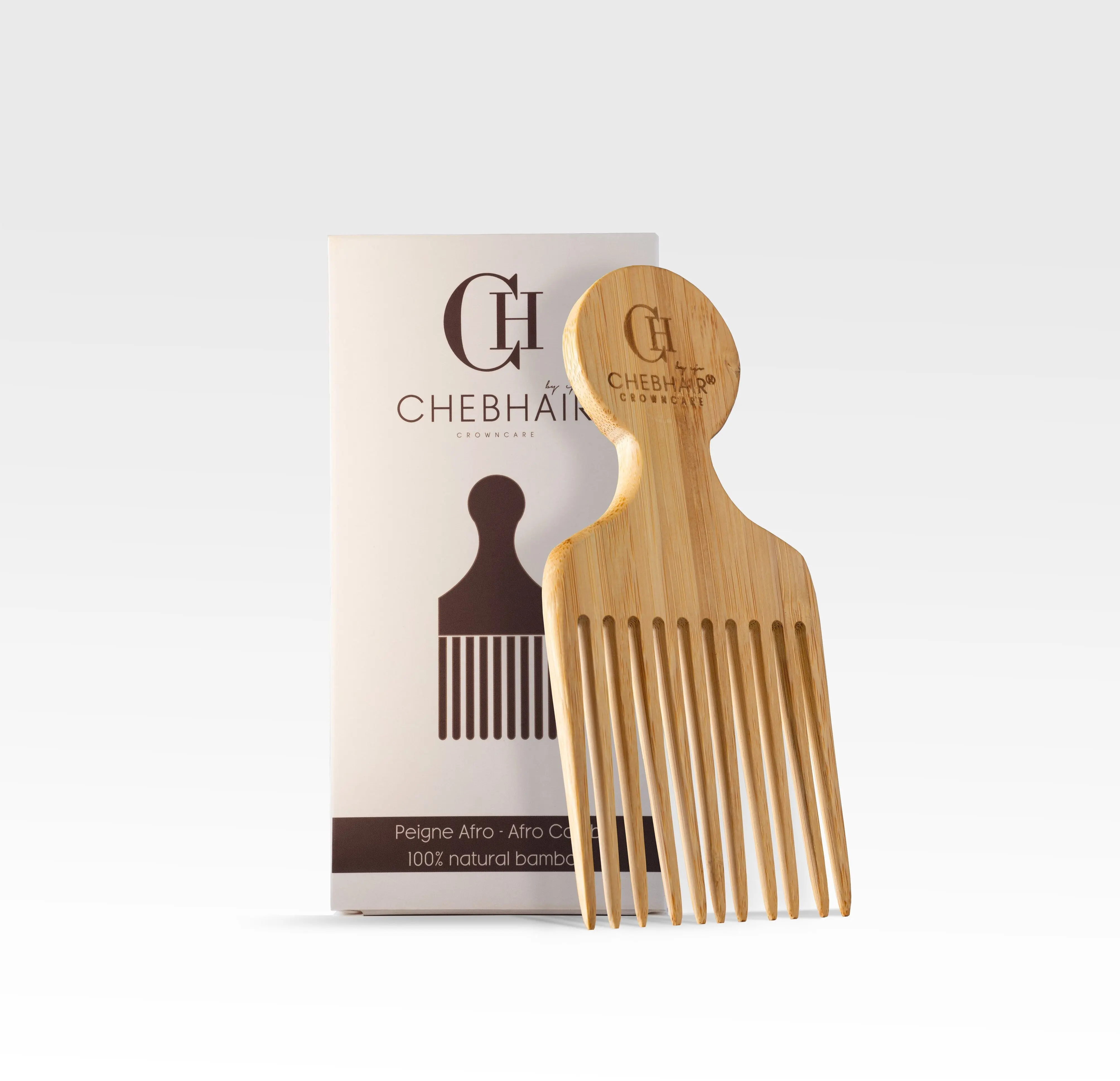 Pettine afro in bambù ChebHair
