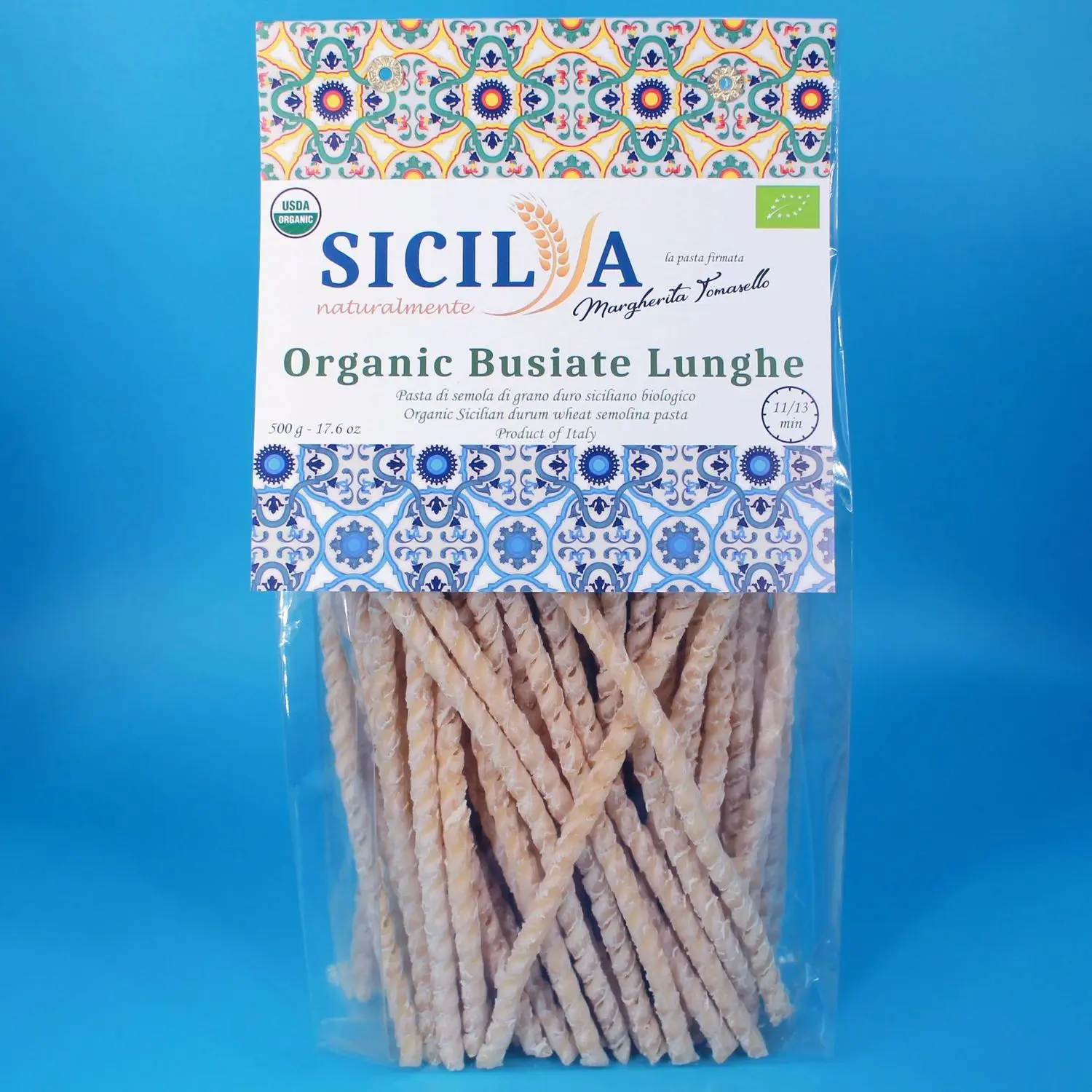 Busiate Lunghe ORGANIC - Sicily Naturally