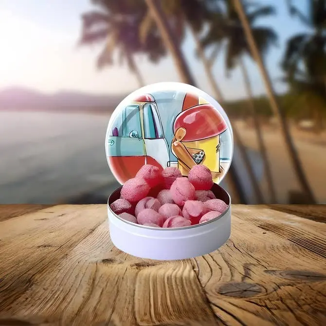 Bonbons Artisanaux | Saveur Fraise | Boîte 45g | Artiste François Groslière