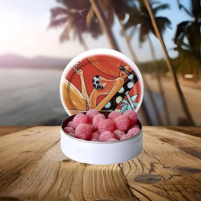 Bonbons Artisanaux | Saveur Framboise | Boîte 45g | Artiste François Groslière