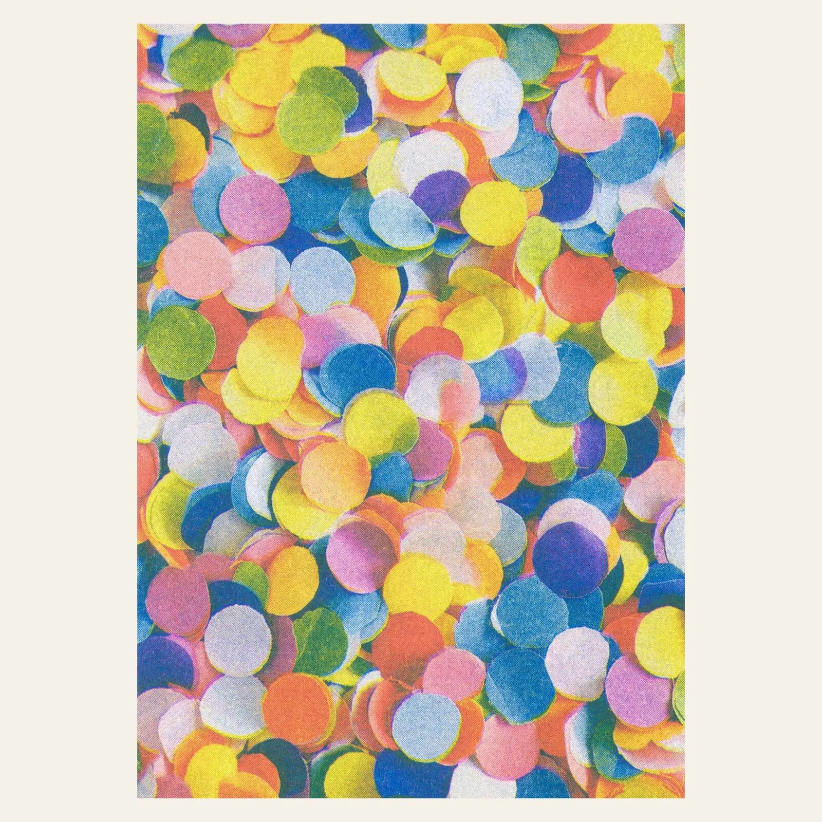 Risography postcard – Paper Confetti – DIN A6