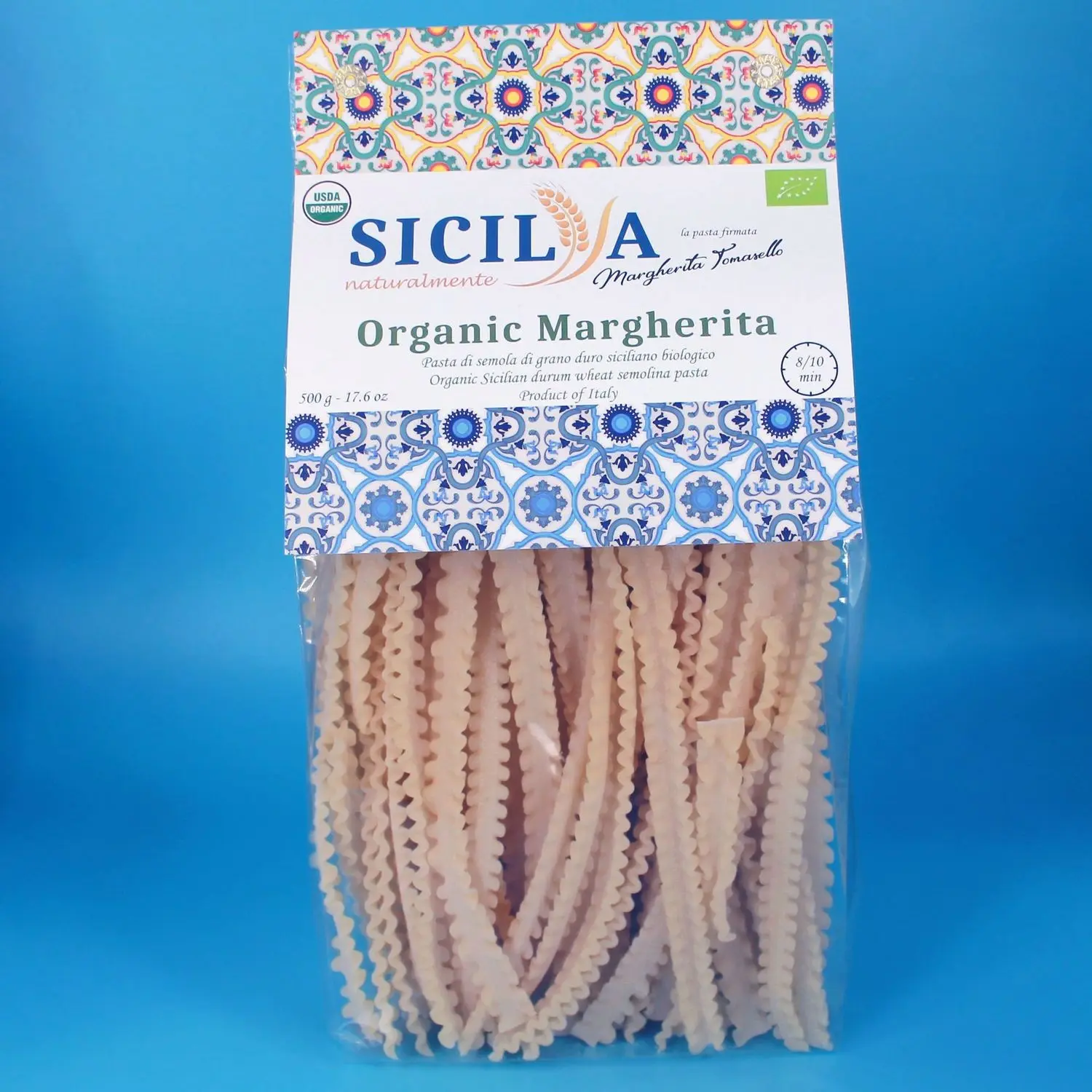 Organic Margherita Pasta - Sicily Naturally