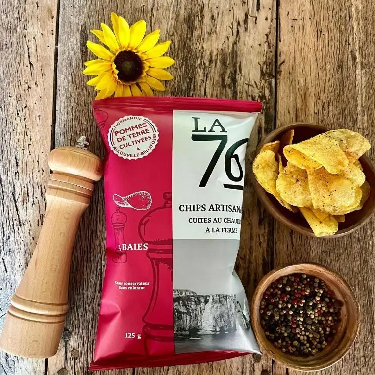 Artisanal crisps - LA 76 - 125g 5-pepper