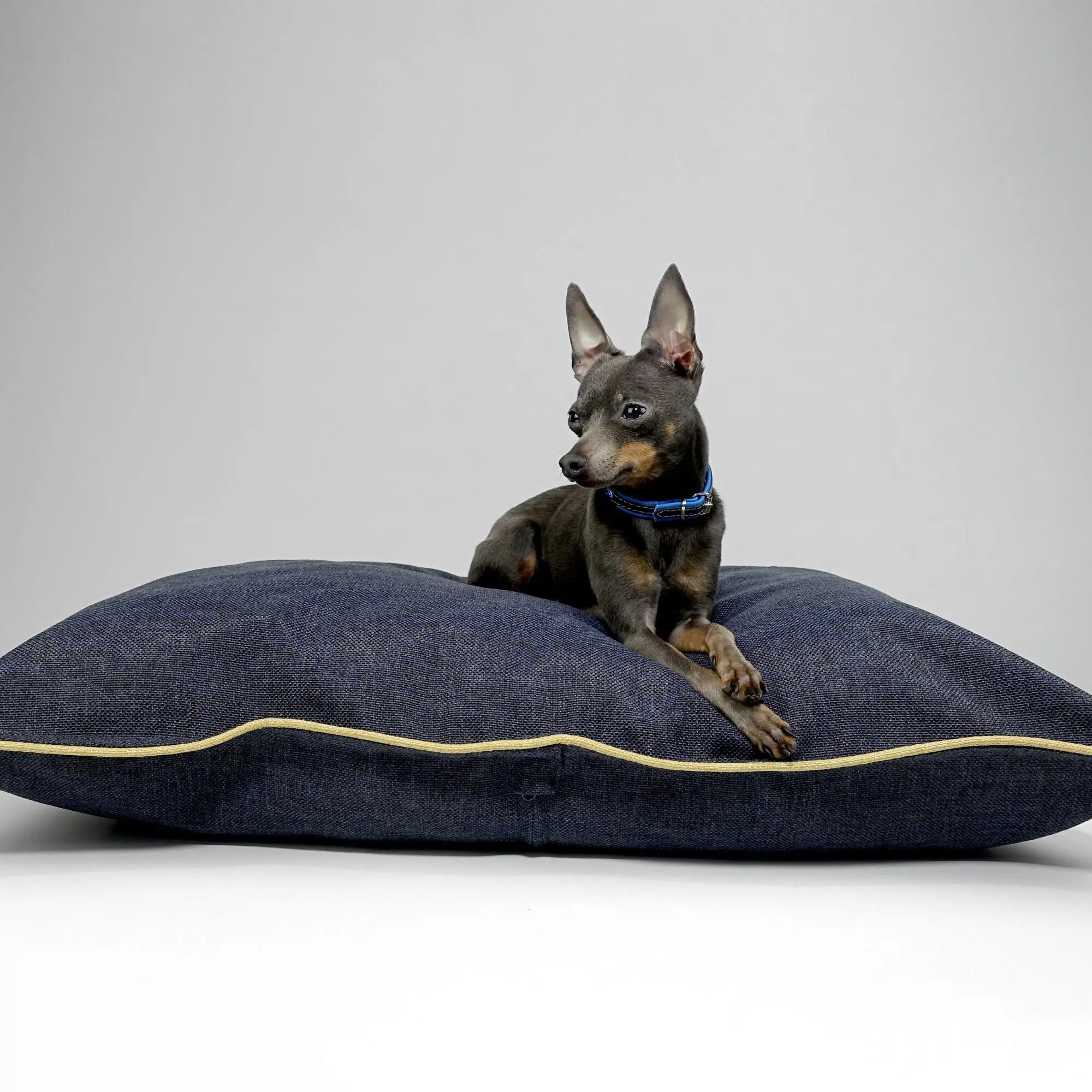 ECO Scuff Resistant Handmade Country Canine Dog Bed - Blue