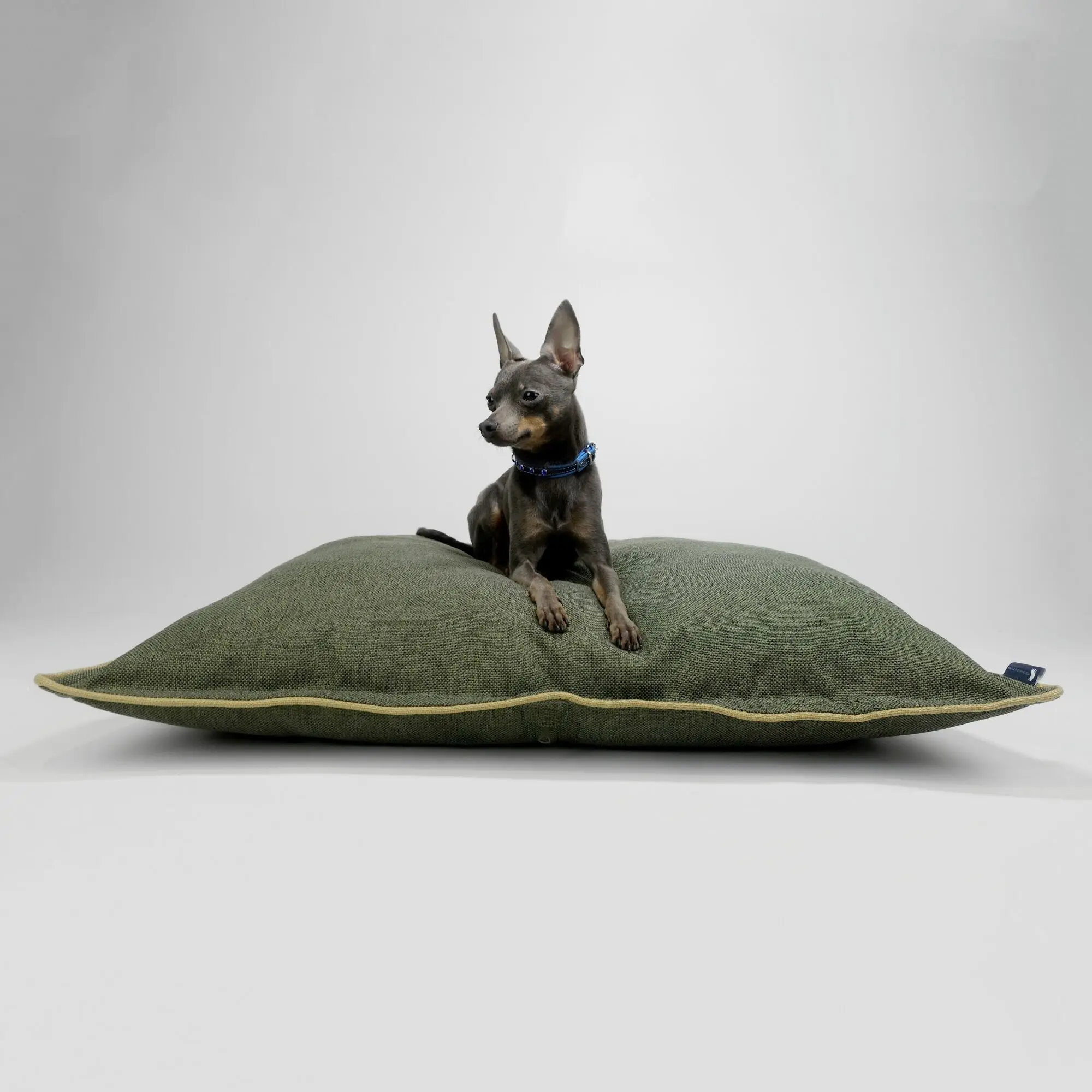 ECO Scuff Resistant Handmade Country Canine Dog Bed - Green
