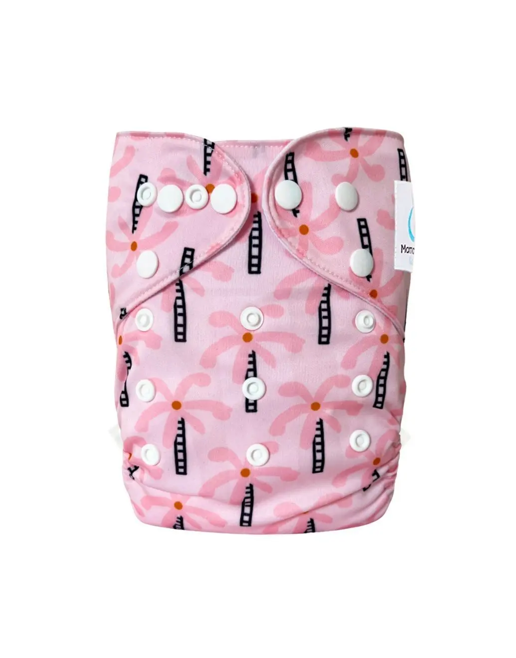 Pink Palm - TE2 - Washable diaper