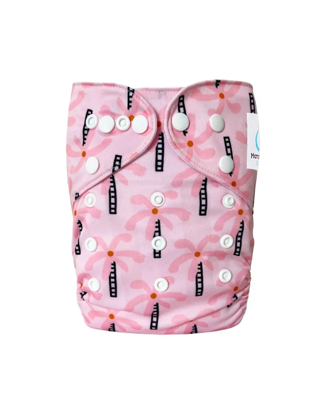 Pink Palm - TE1 - Washable diaper
