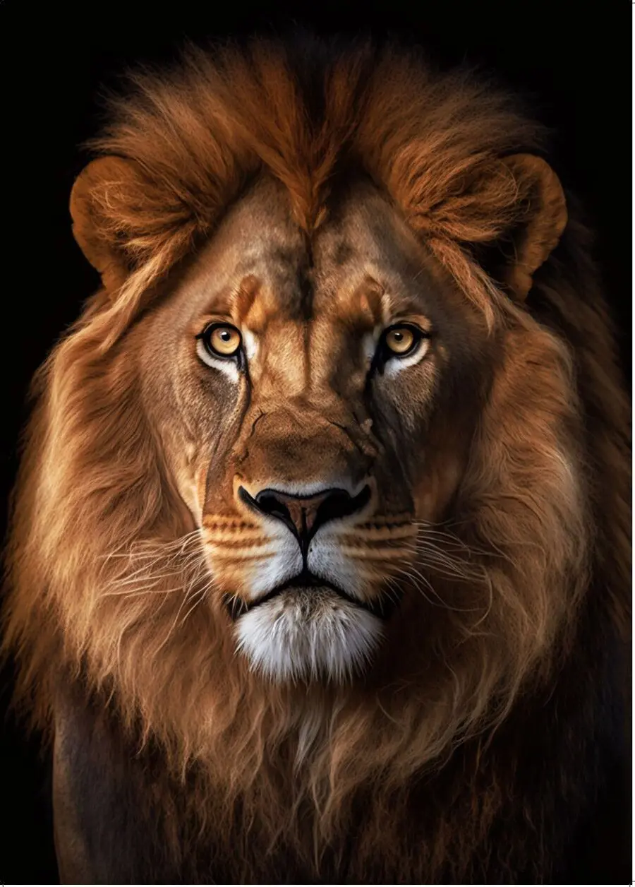 POSTER 50cmx70cm: LION