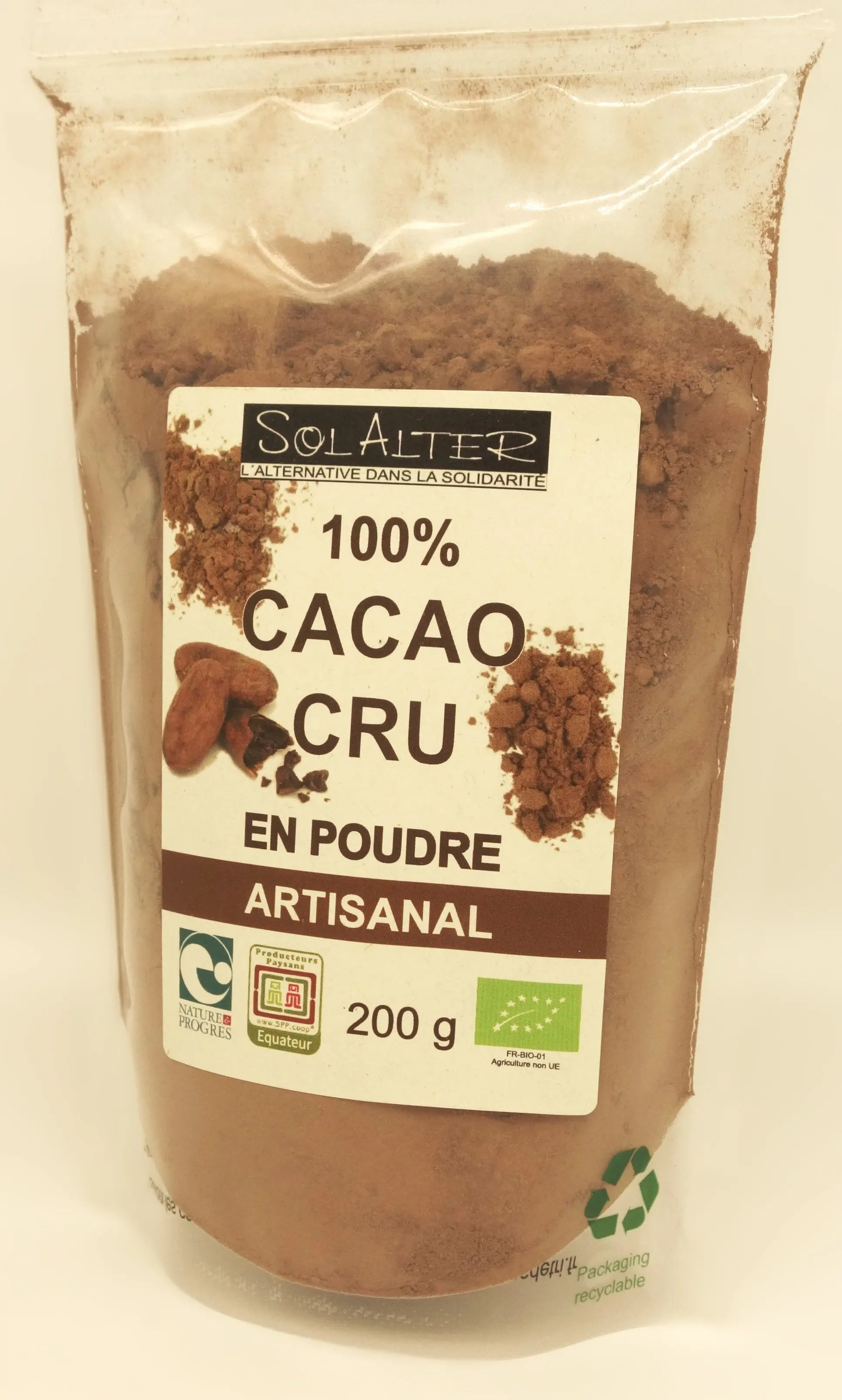 RAW cocoa powder, in bulk - 20 Kg