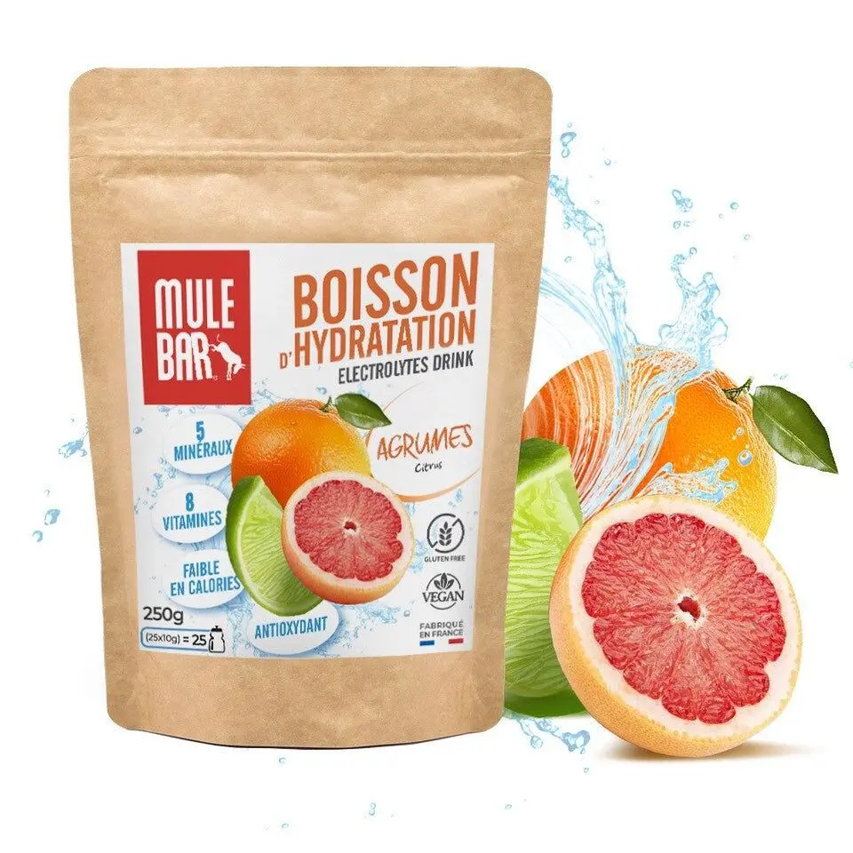 Mulebar citrus powdered hydration drink (electrolytes) 250g