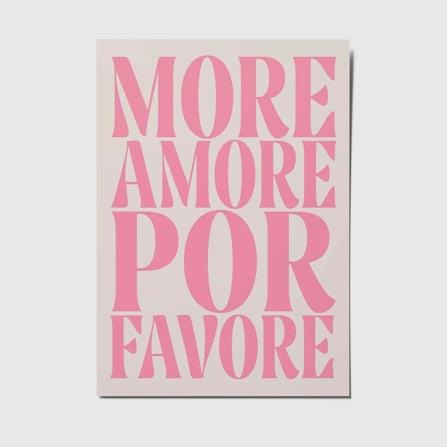 More amore por favore - A6 postcard