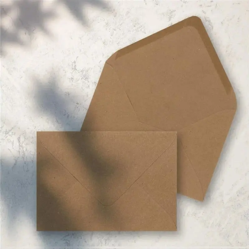 Enveloppe biologique - en papier 100 % recyclé - pour cartes postales/cartes pliées DIN A6
