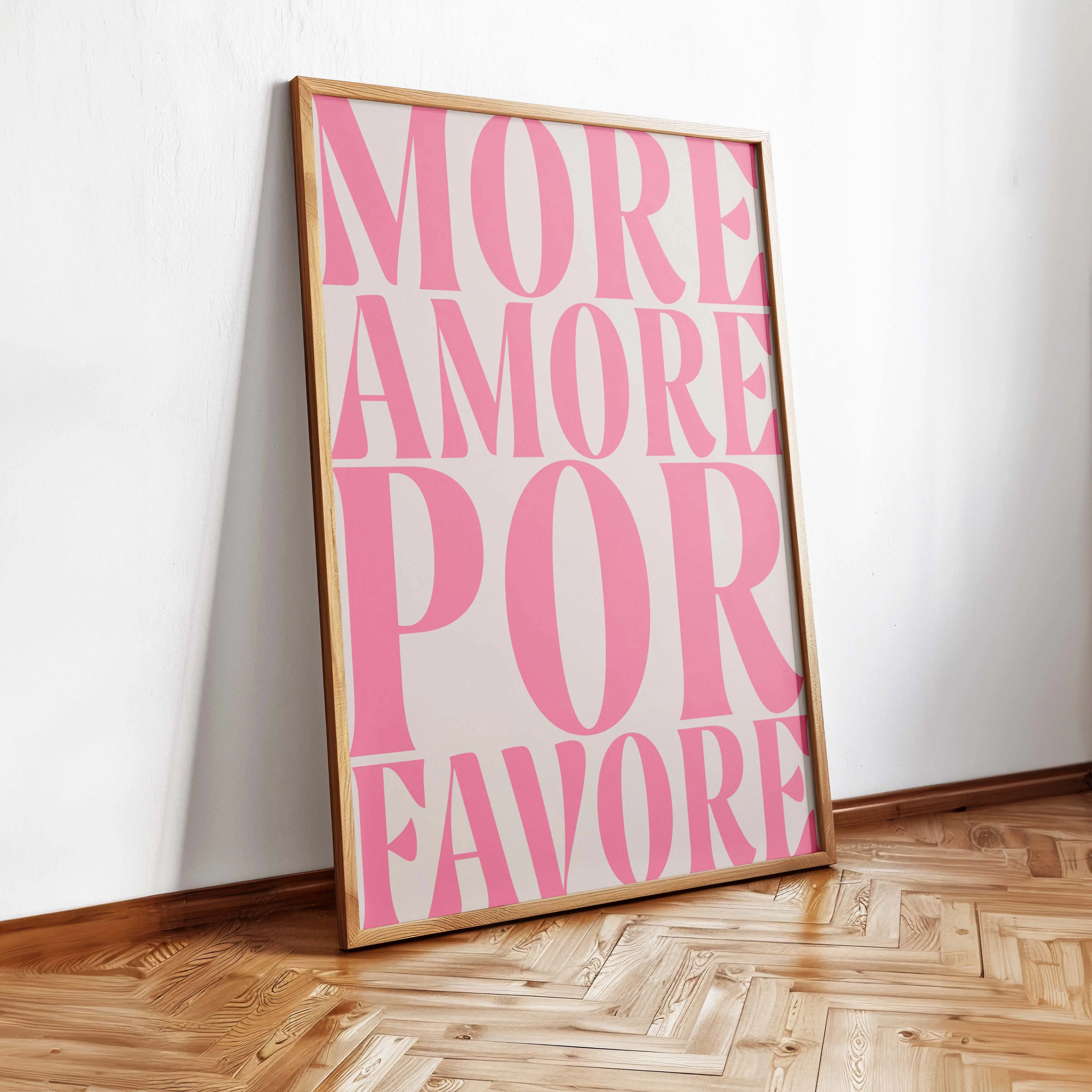 More amore por favore - A2 poster