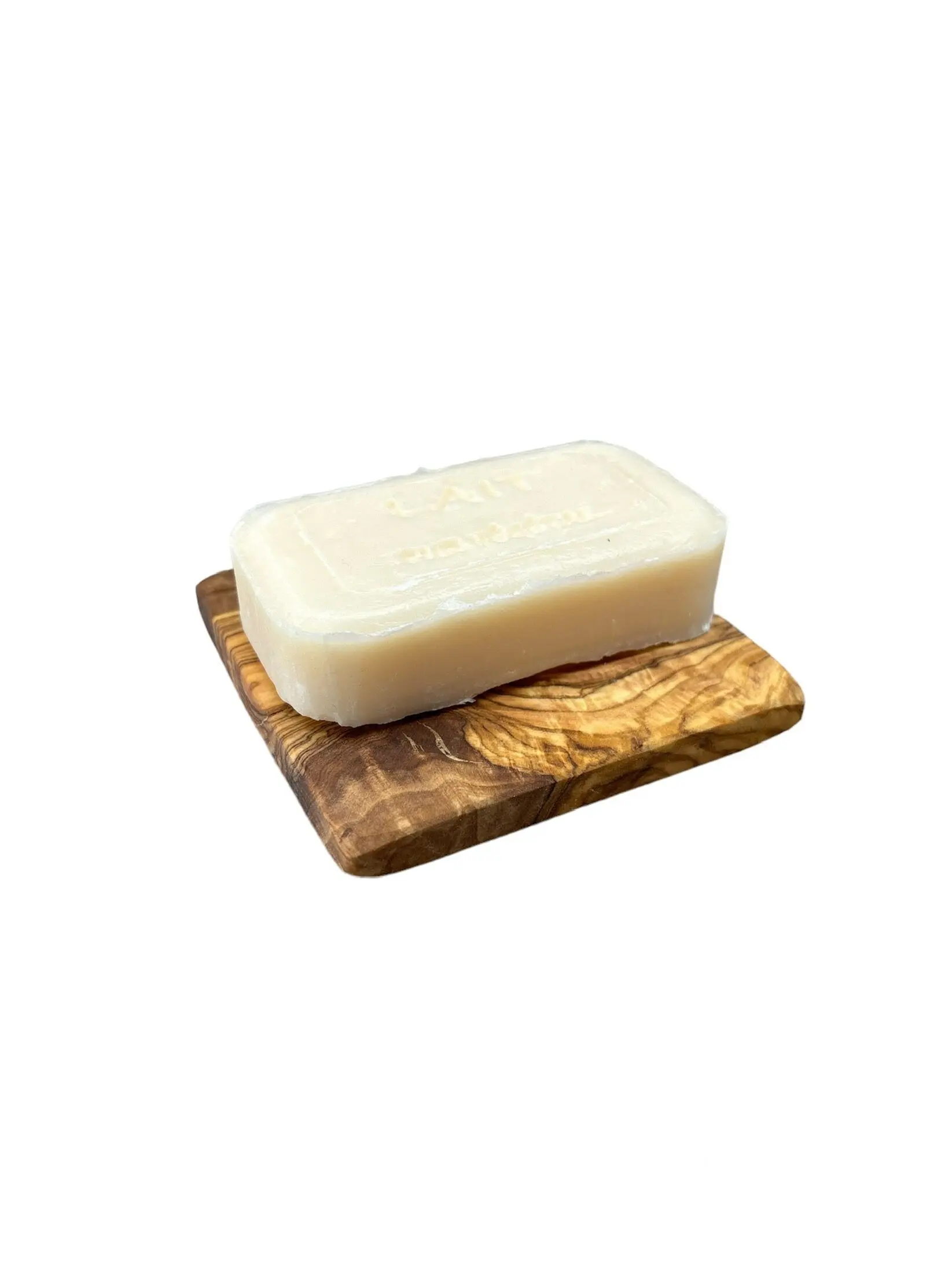 Soap dish approx.9 x 9 cm made of olive wood
