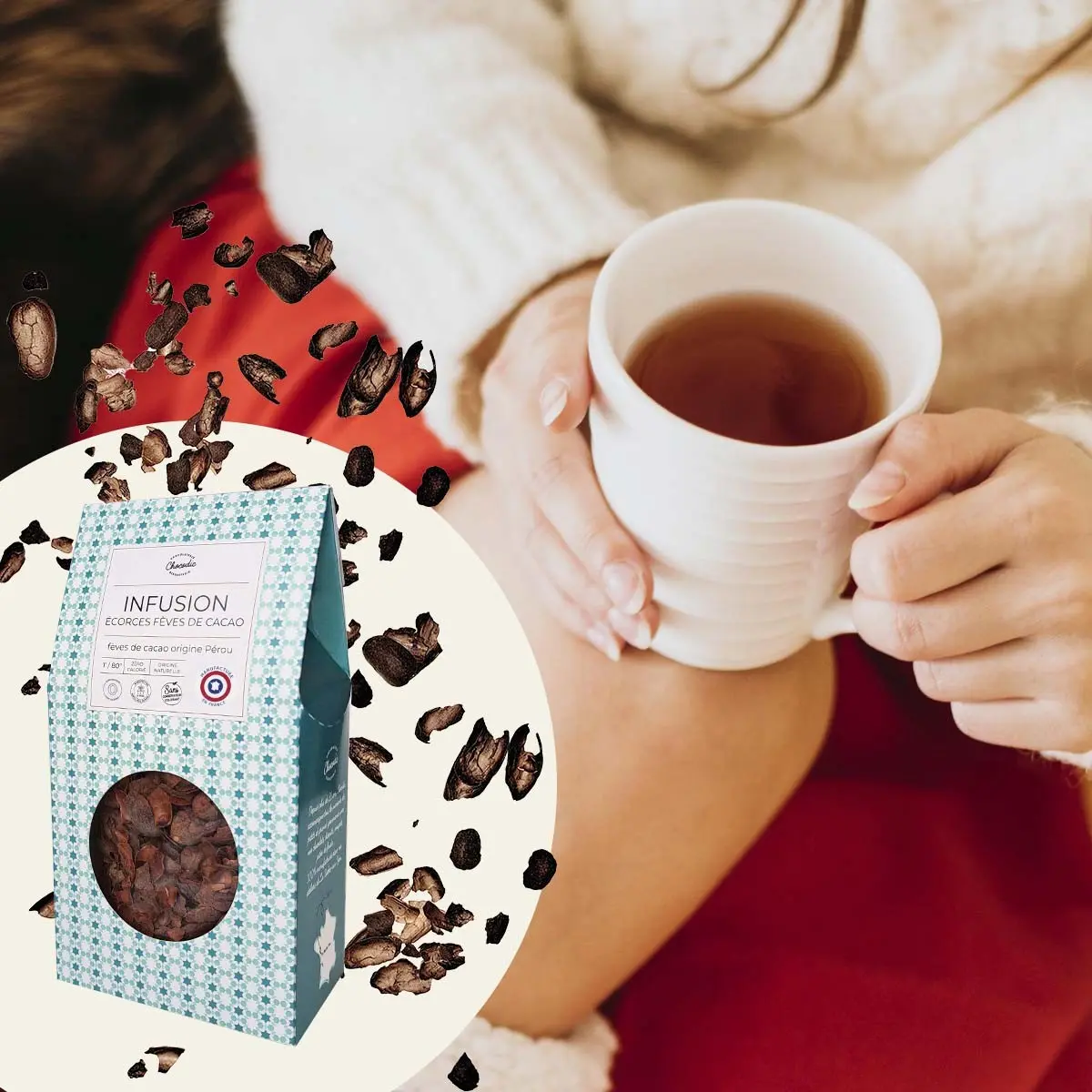 COCOA BARK INFUSION | Breakfast | Chocodic artisanal Christmas chocolate