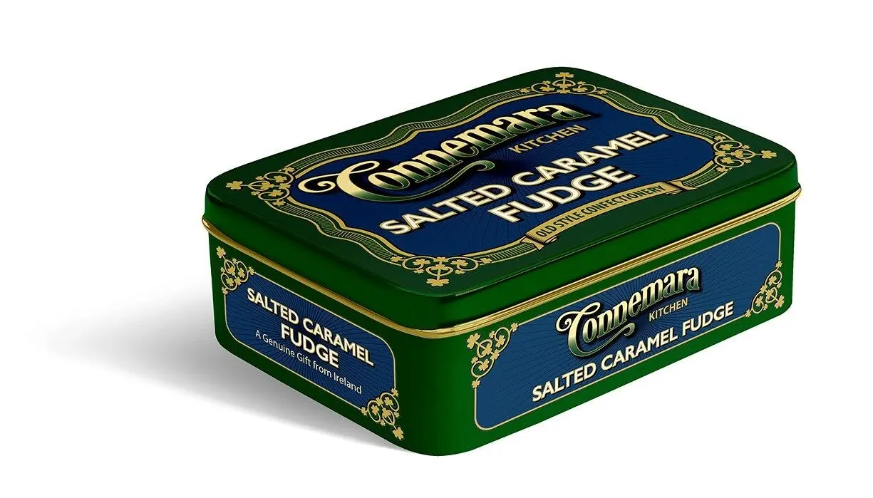Tin of Salted Caramel Fudge