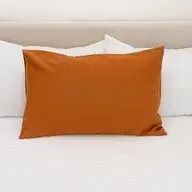Cinnamon Washed Linen Pillow Case