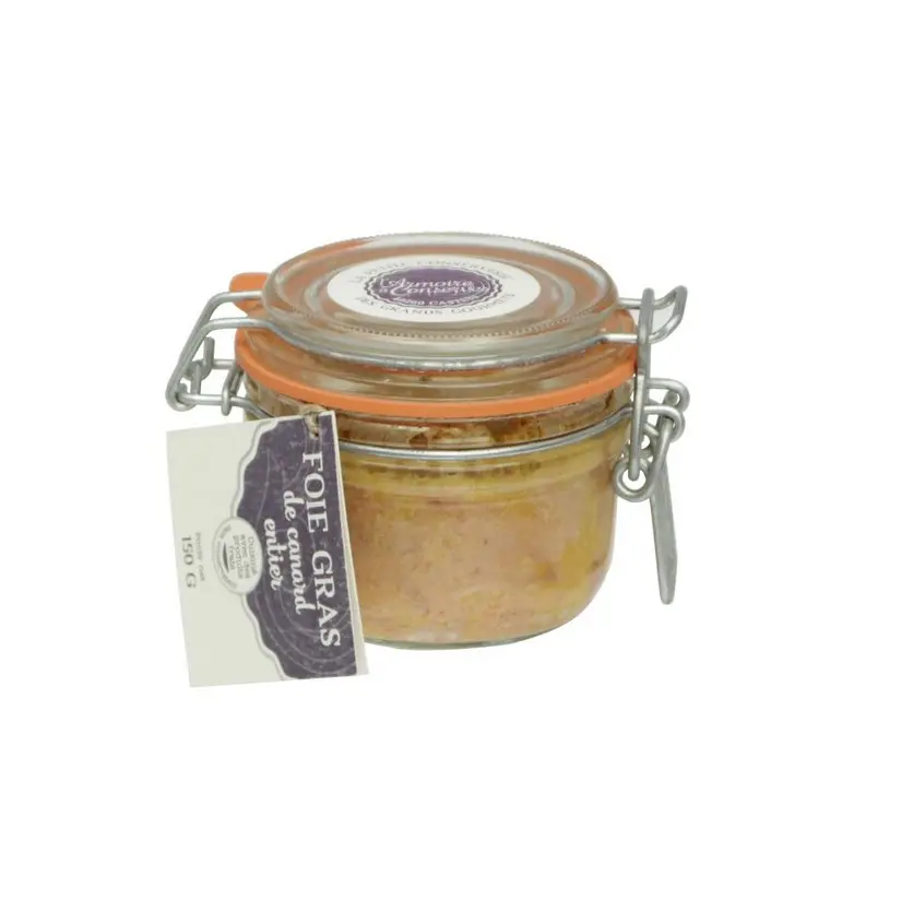GANZE ENTE FOIE GRAS 150G GLAS
