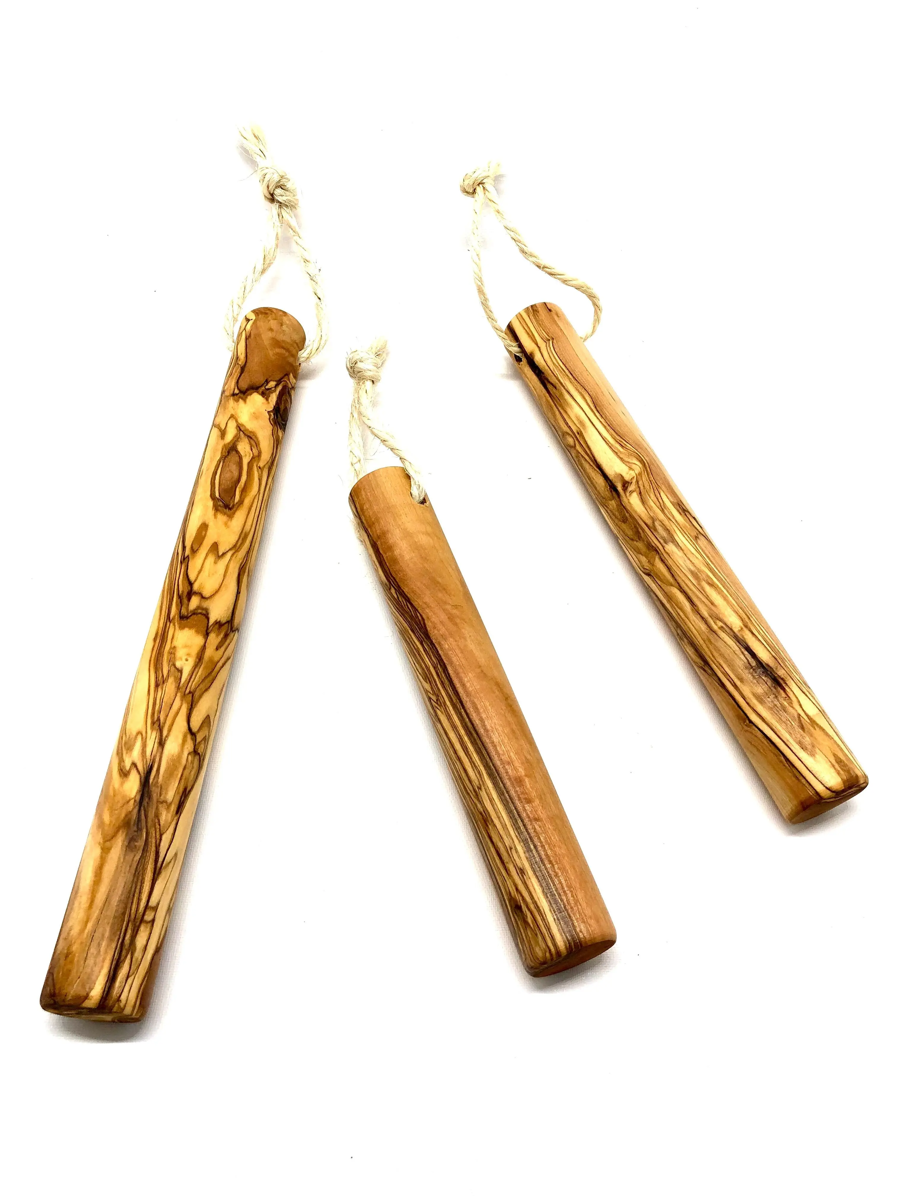Chewing bone or stick WITHOUT sisal band, 3 sizes to choose from for dogs made of olive wood
