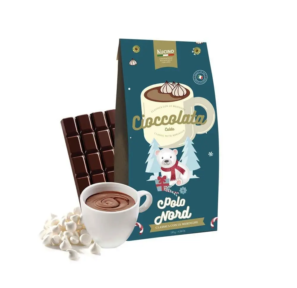 NORTH POLE HOT CHOCOLATE WITH REAL DARK CHOCOLATE AND MERINGUES - 5 CUPS