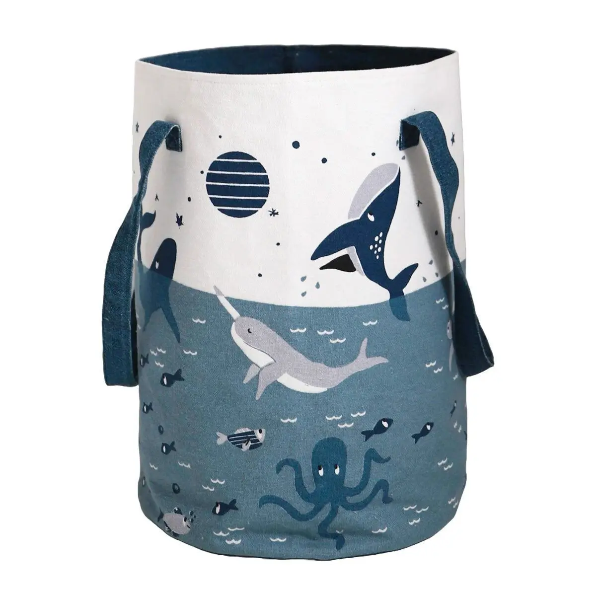 Cesto portaoggetti per la cameretta dei bambini LITTLE DEEP BLUE